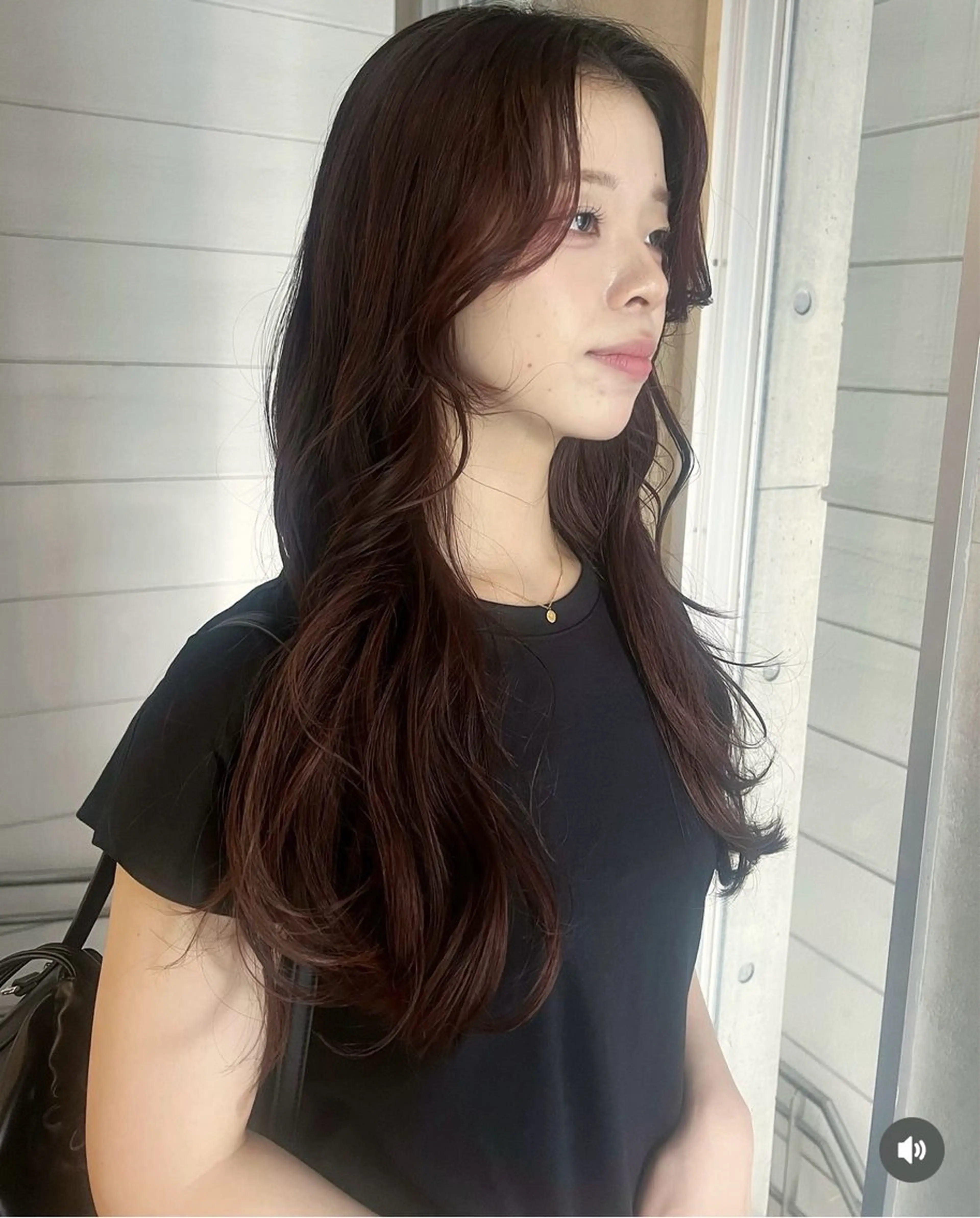ロング 卒業式のヘアスタイル 韓国風ヘア レイヤーカット ウルフカット 名古屋美容室 Sopiリナのヘアスタイル
