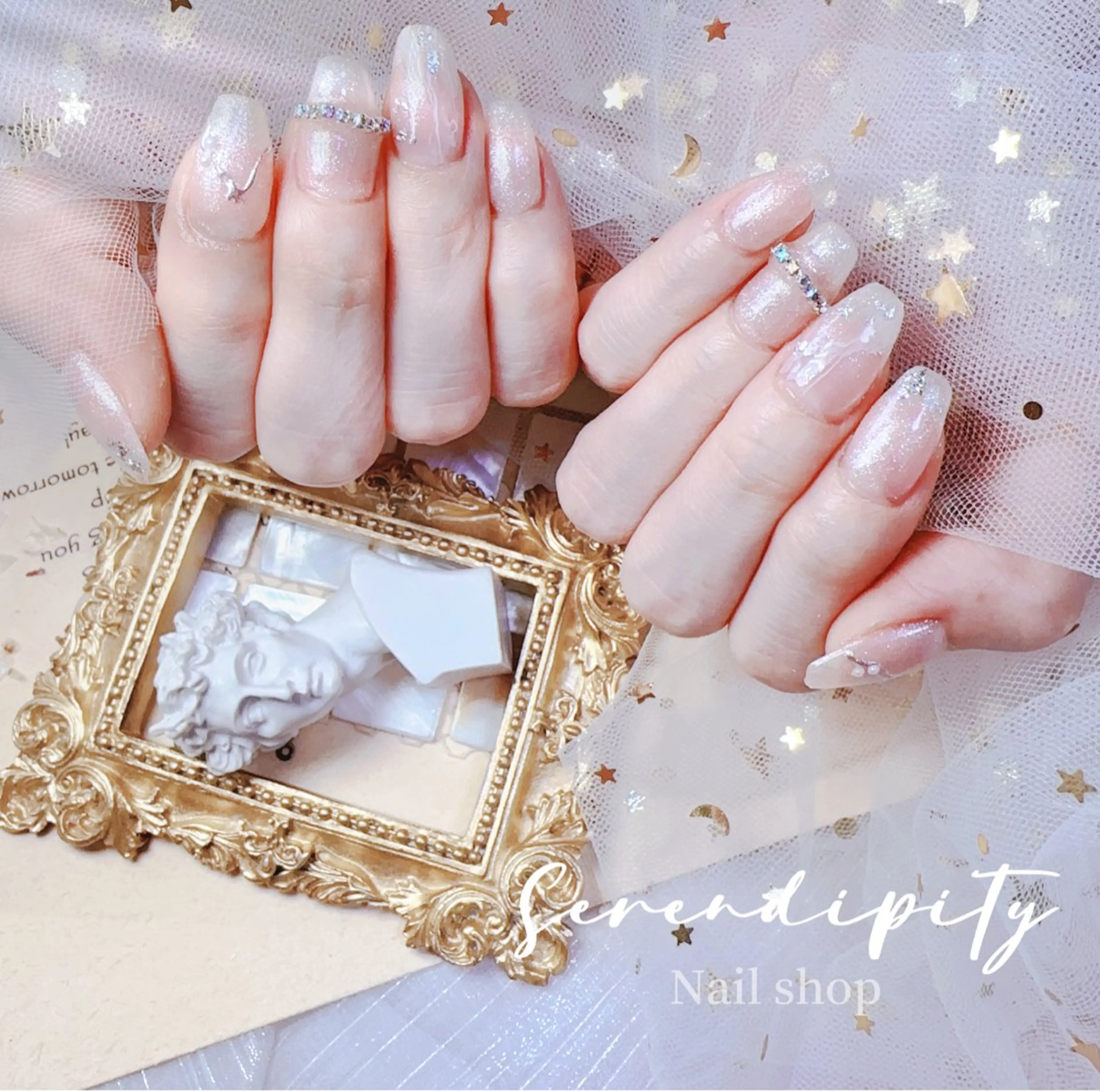 ネイル ジェルネイル シンプルネイル 美人計ネイルサロン所属・中山 美月のネイルデザイン