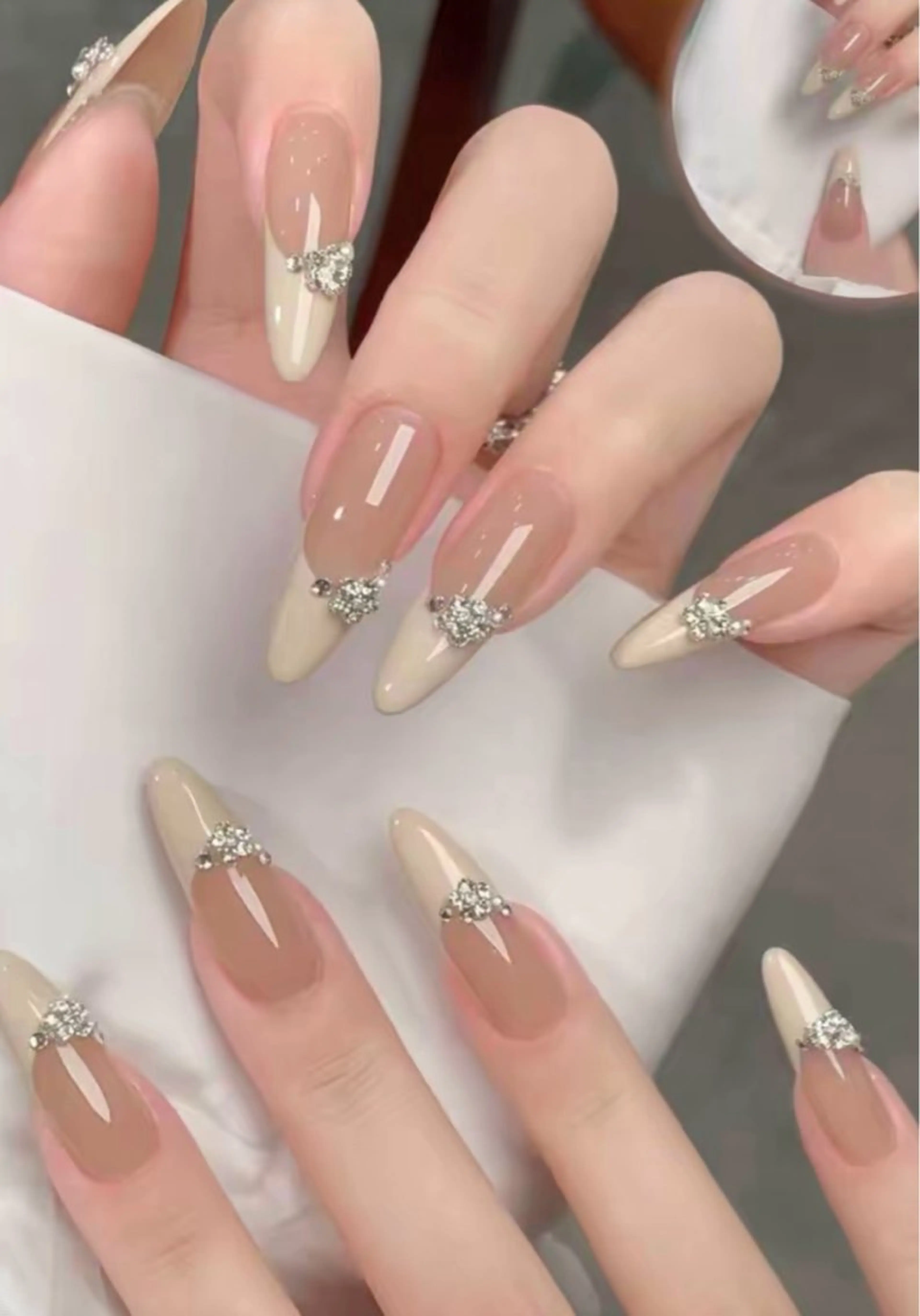 ネイル 長さ出し フットネイル ジェルネイル マグネットネイル 持ち込み ハンドネイル YMT NailStudio所属・YMT NailStudioのネイルデザイン