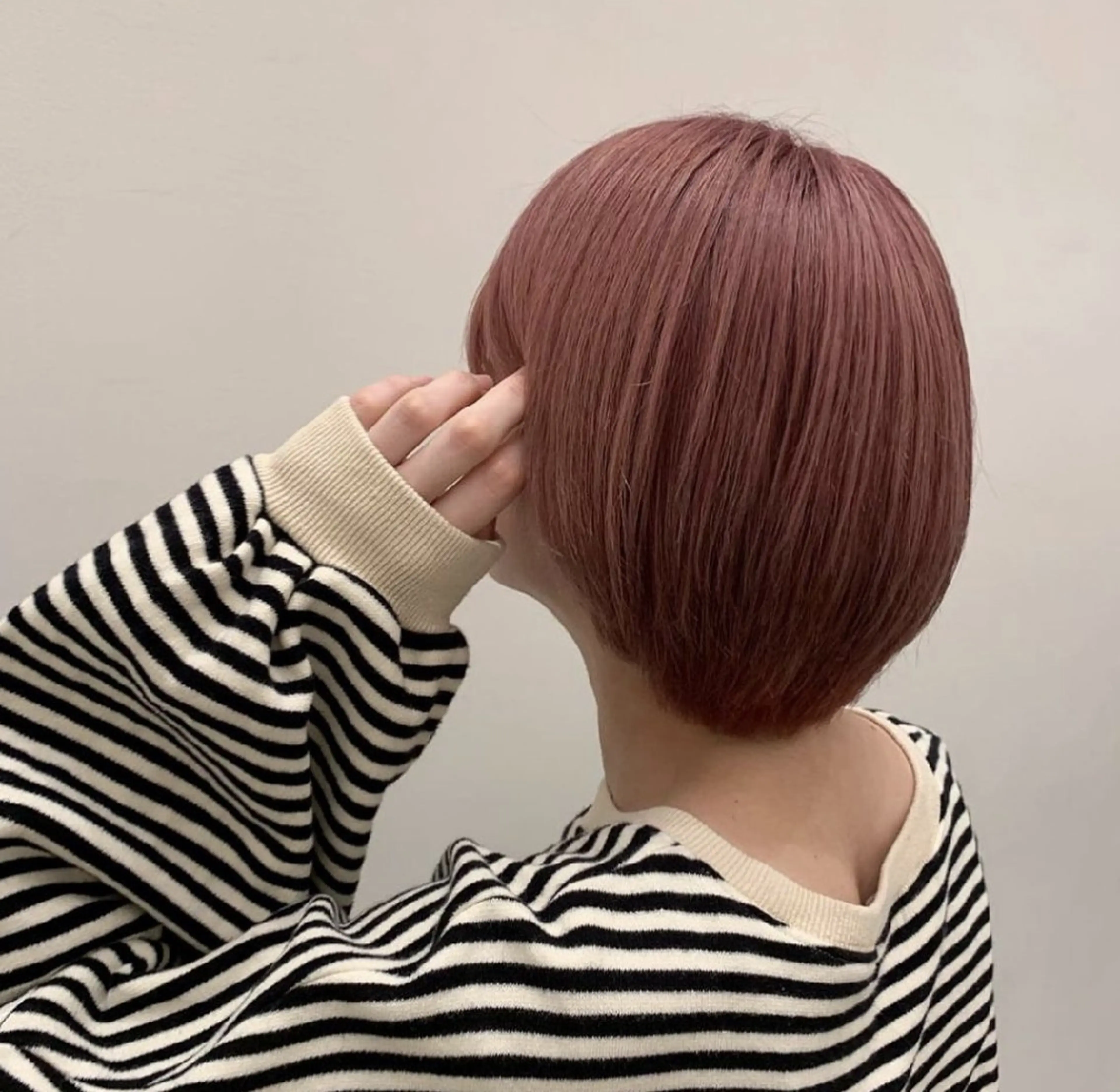 カラー ブリーチ ピンクカラー coin□ yukaのヘアスタイル