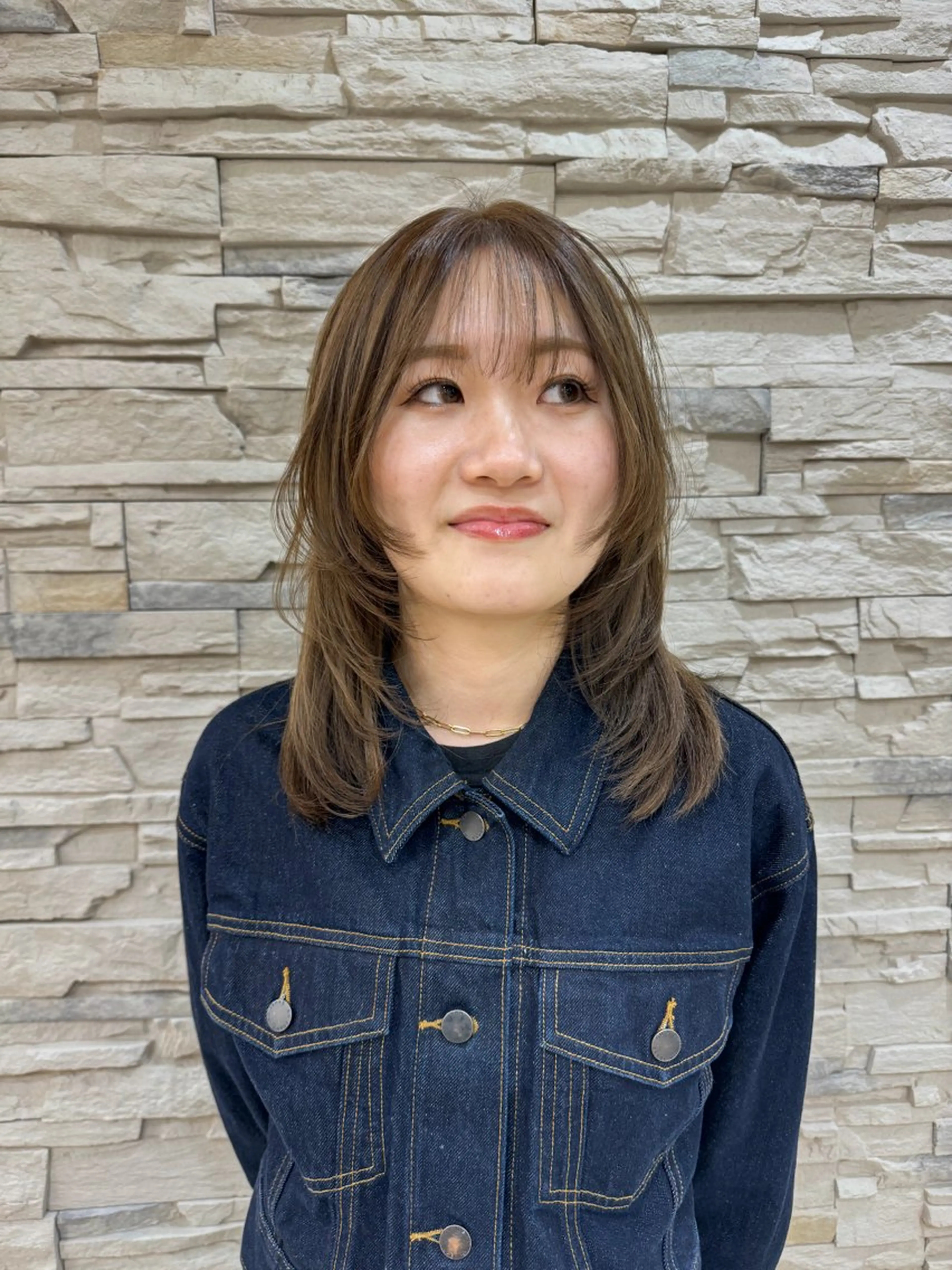 ミディアム カット ヘアカラー Seeknext // Rukaのヘアスタイル