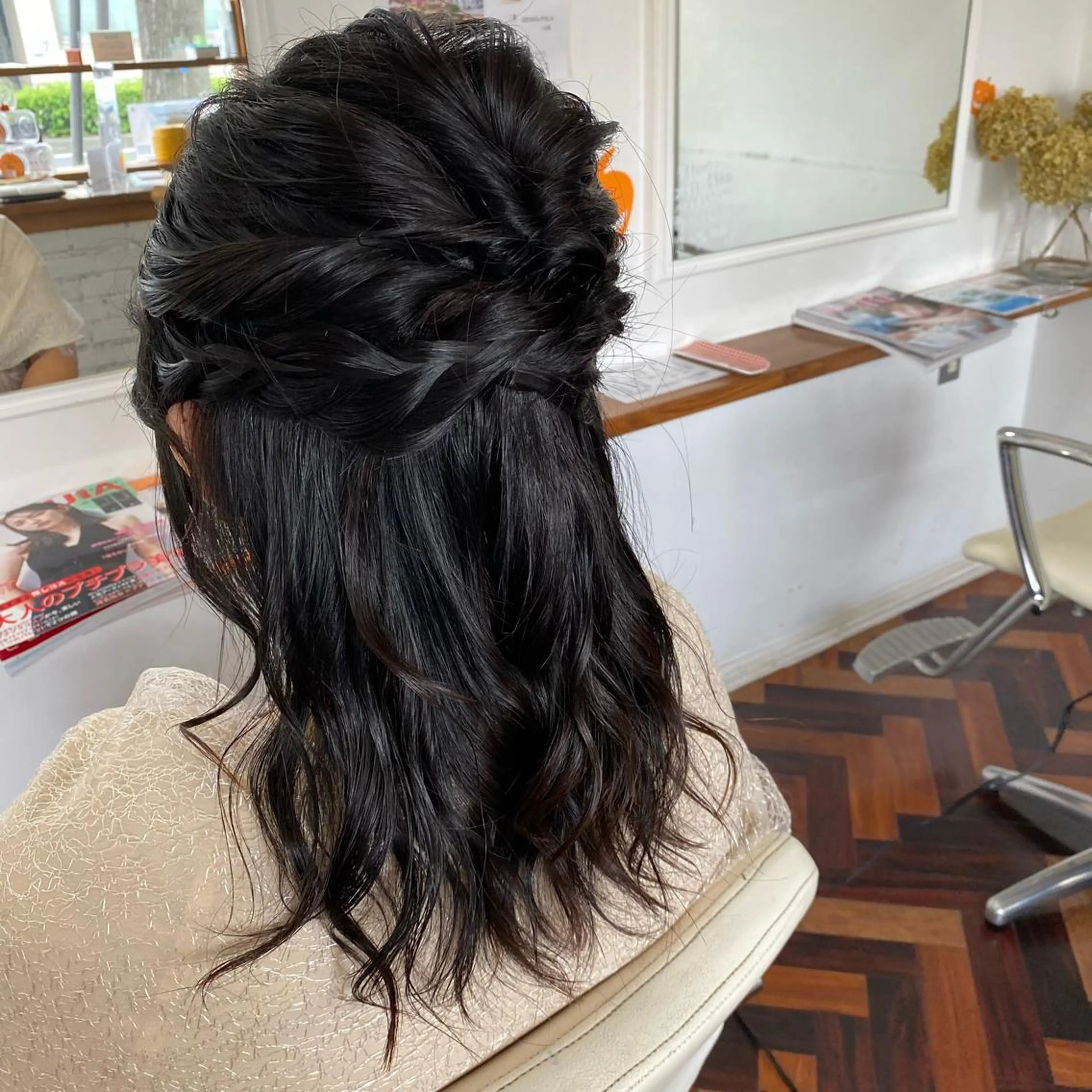 ミディアム ヘアセット Kazaoka Saraのヘアスタイル