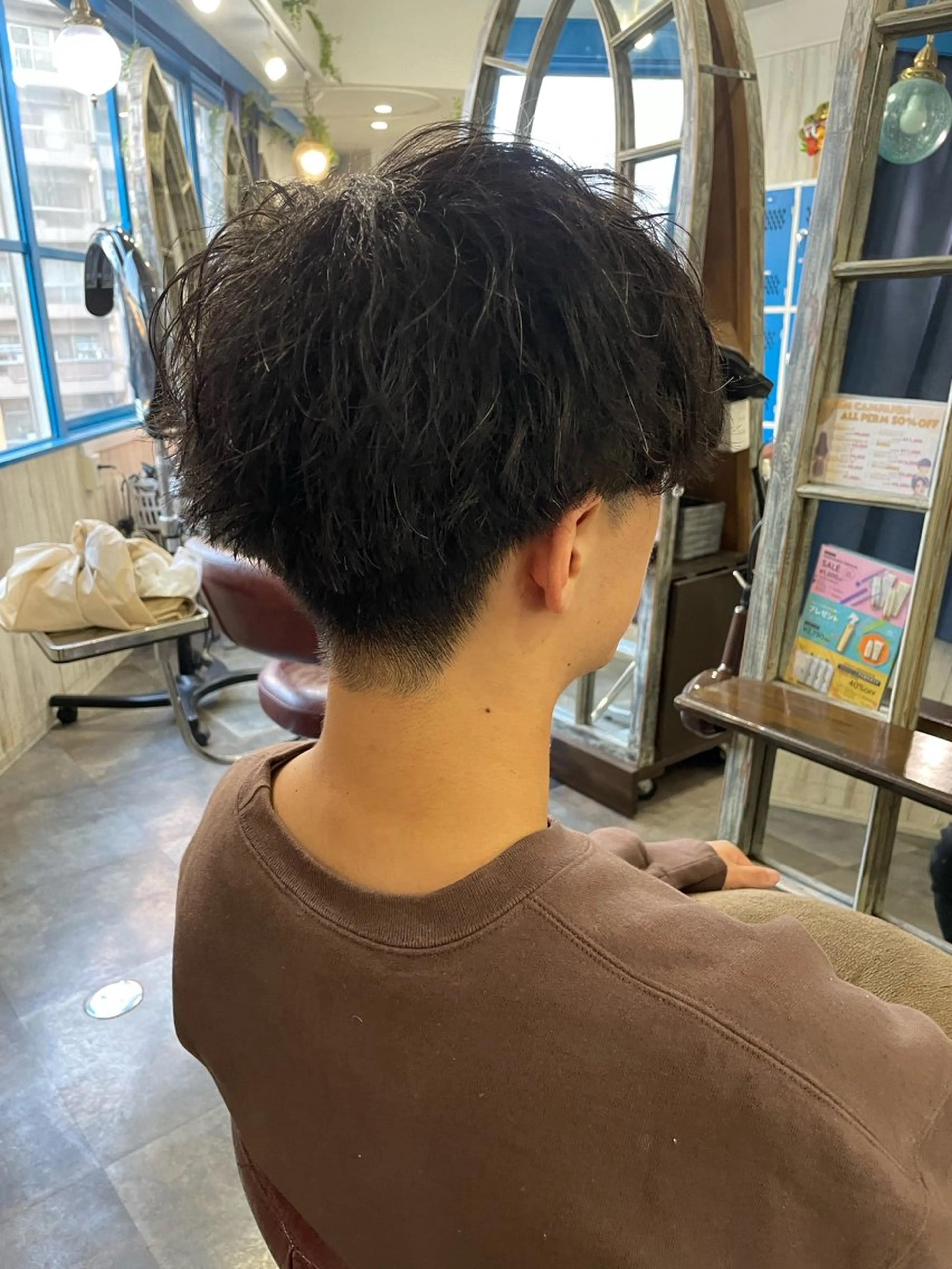 メンズ 韓国風くびれヘア/ 小顔レイヤー🧿小林のヘアスタイル