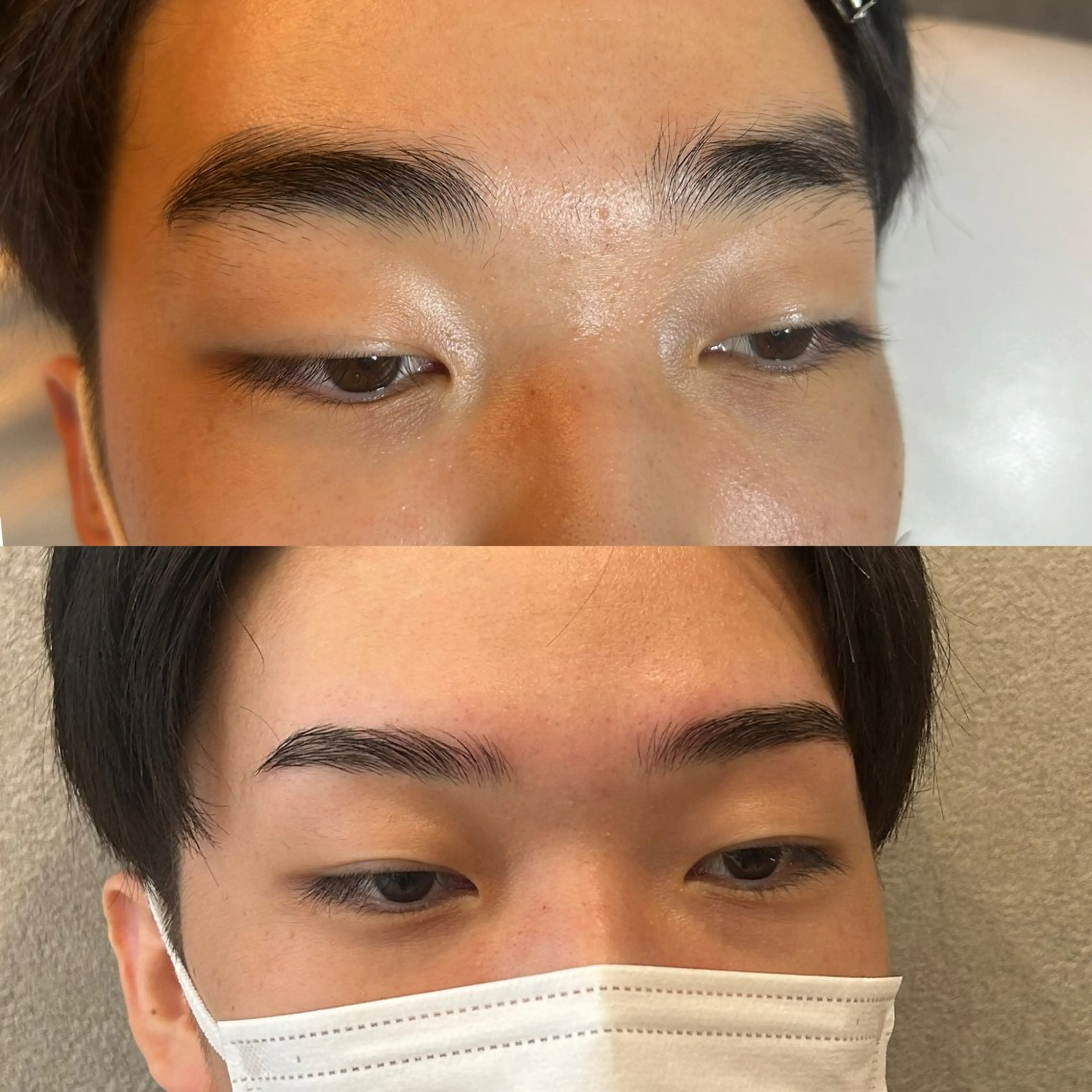 アイブロウ ハリウッドブロウリフト メンズアイブロウ Lowé所属・Lowé nailのネイルデザイン