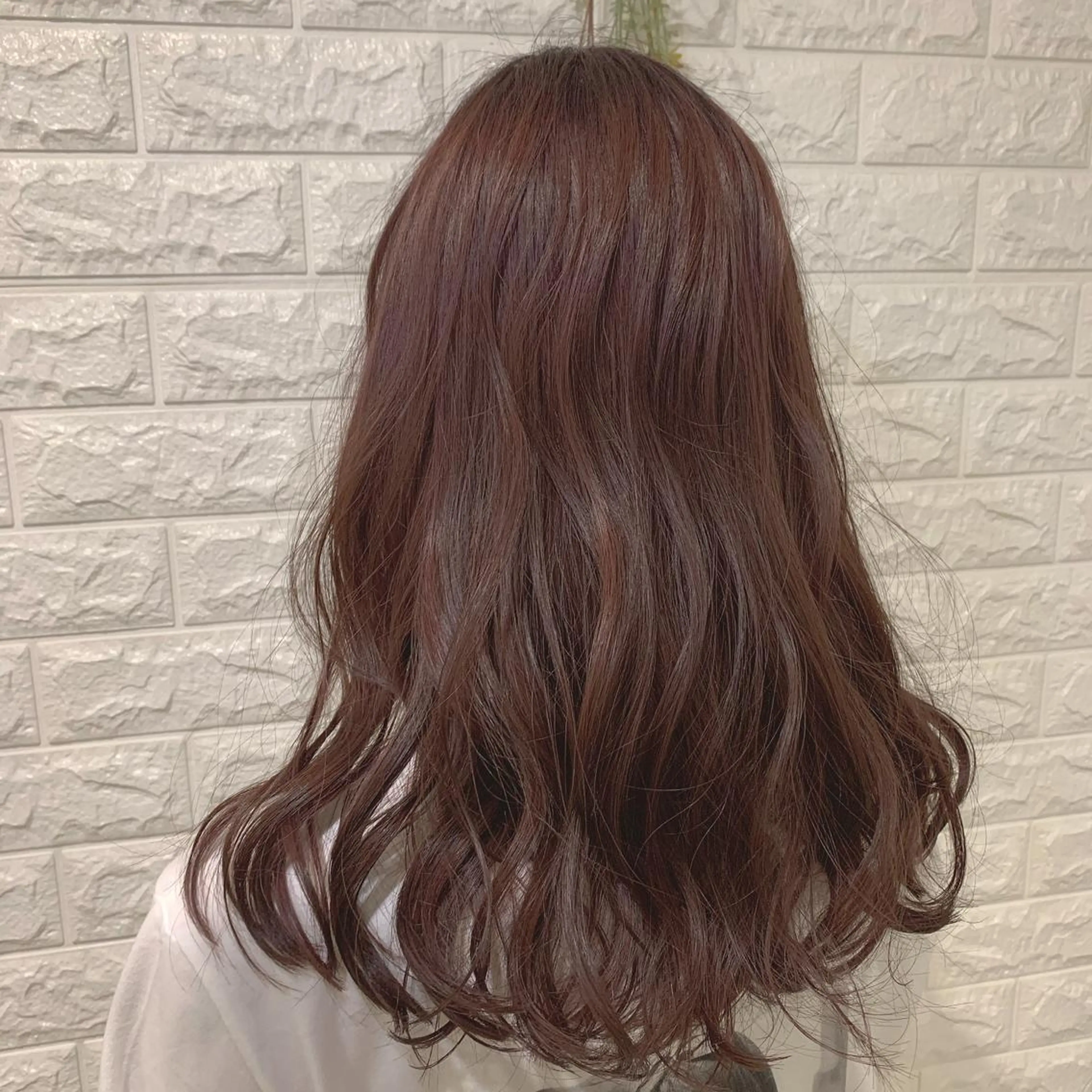 ロング カット ヘアカラー 韓国ヘアカラー/ 室岡　咲希のヘアスタイル