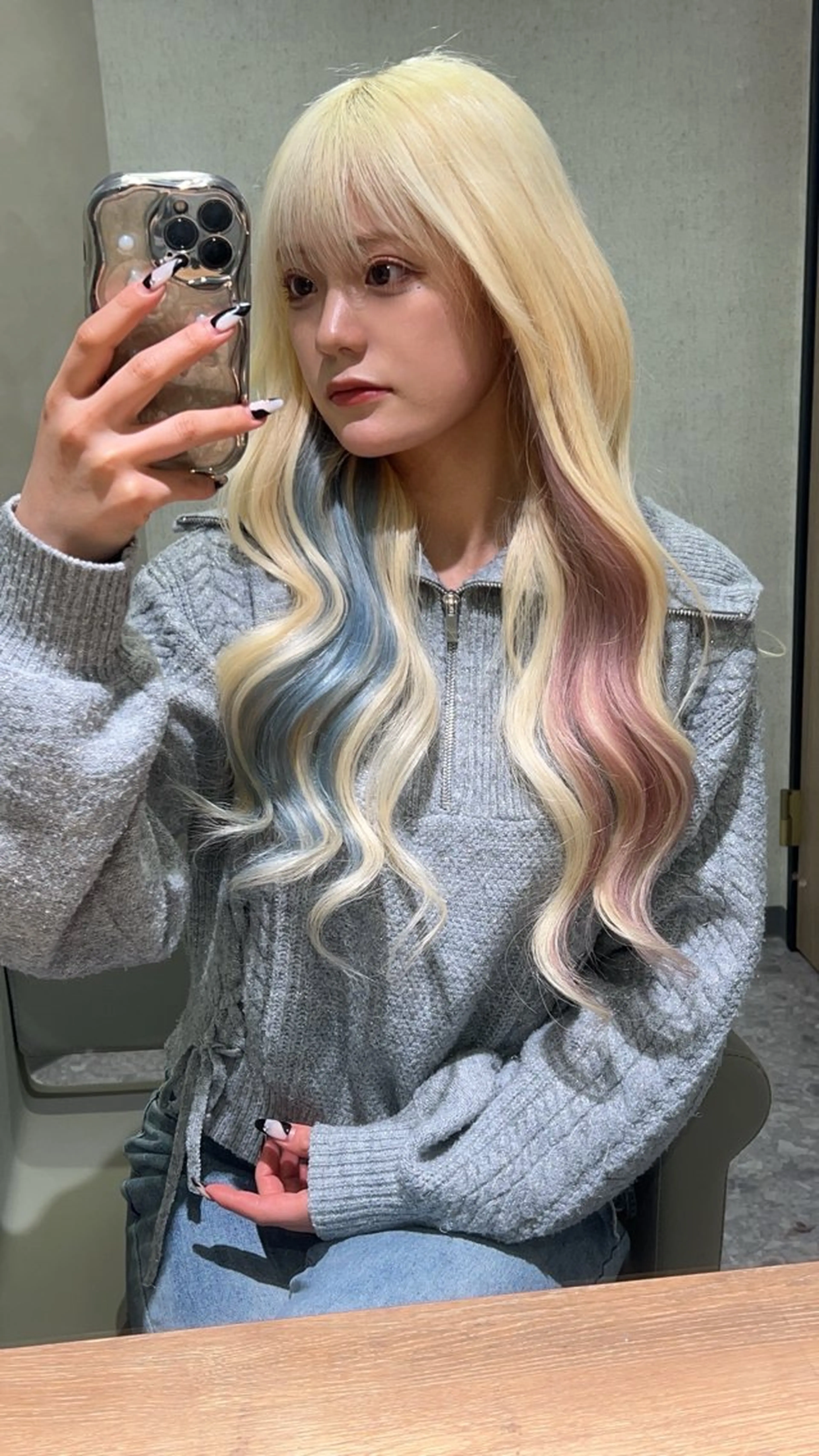 ロング カラー PELE 渋谷所属・渋谷ハイトーン/ エクステ/さきののヘアスタイル