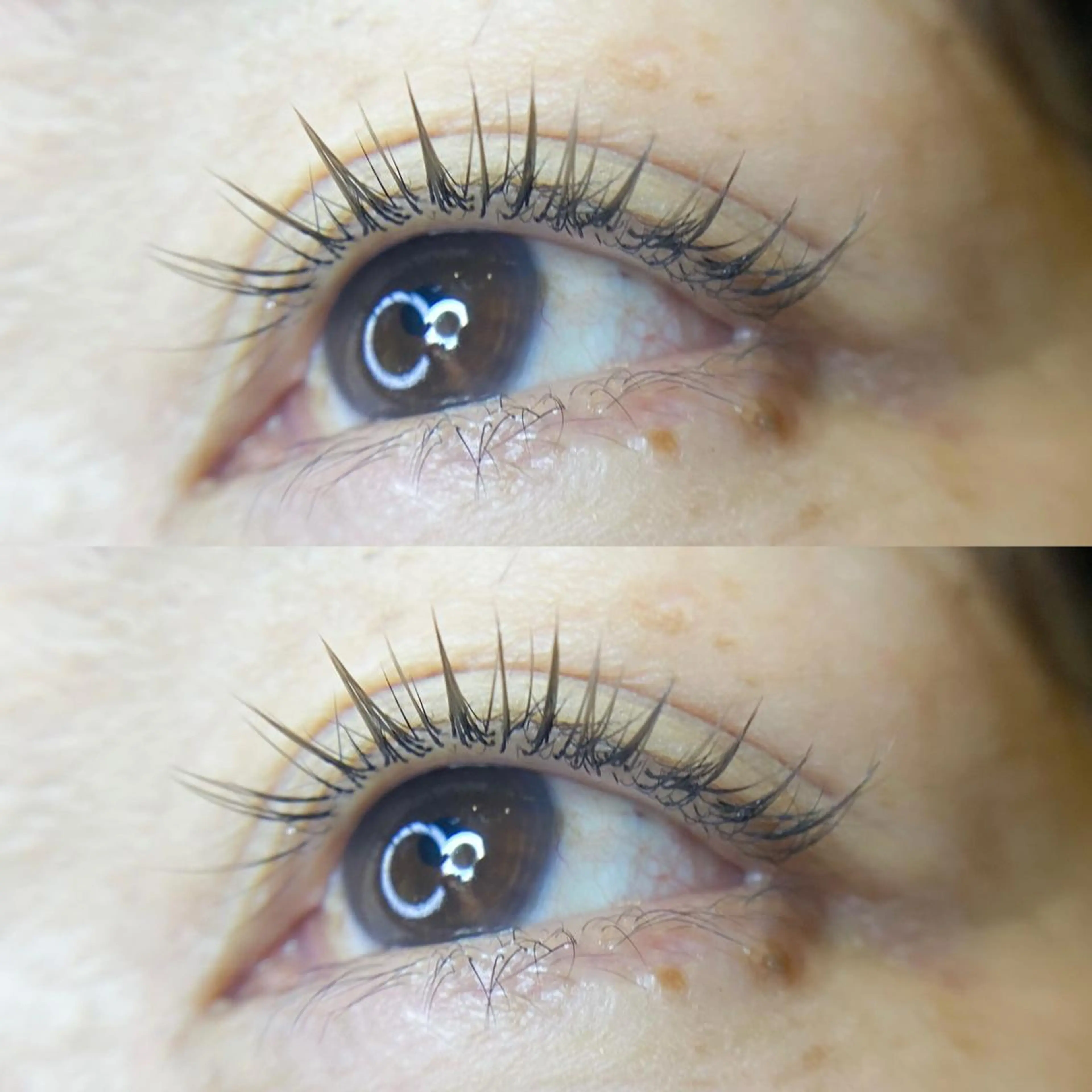 マツエク・マツパ 束感まつ毛 カラーマツエク フラットラッシュ une 石橋阪大前・ 箕面・池田・蛍池のマツエク・マツパデザイン