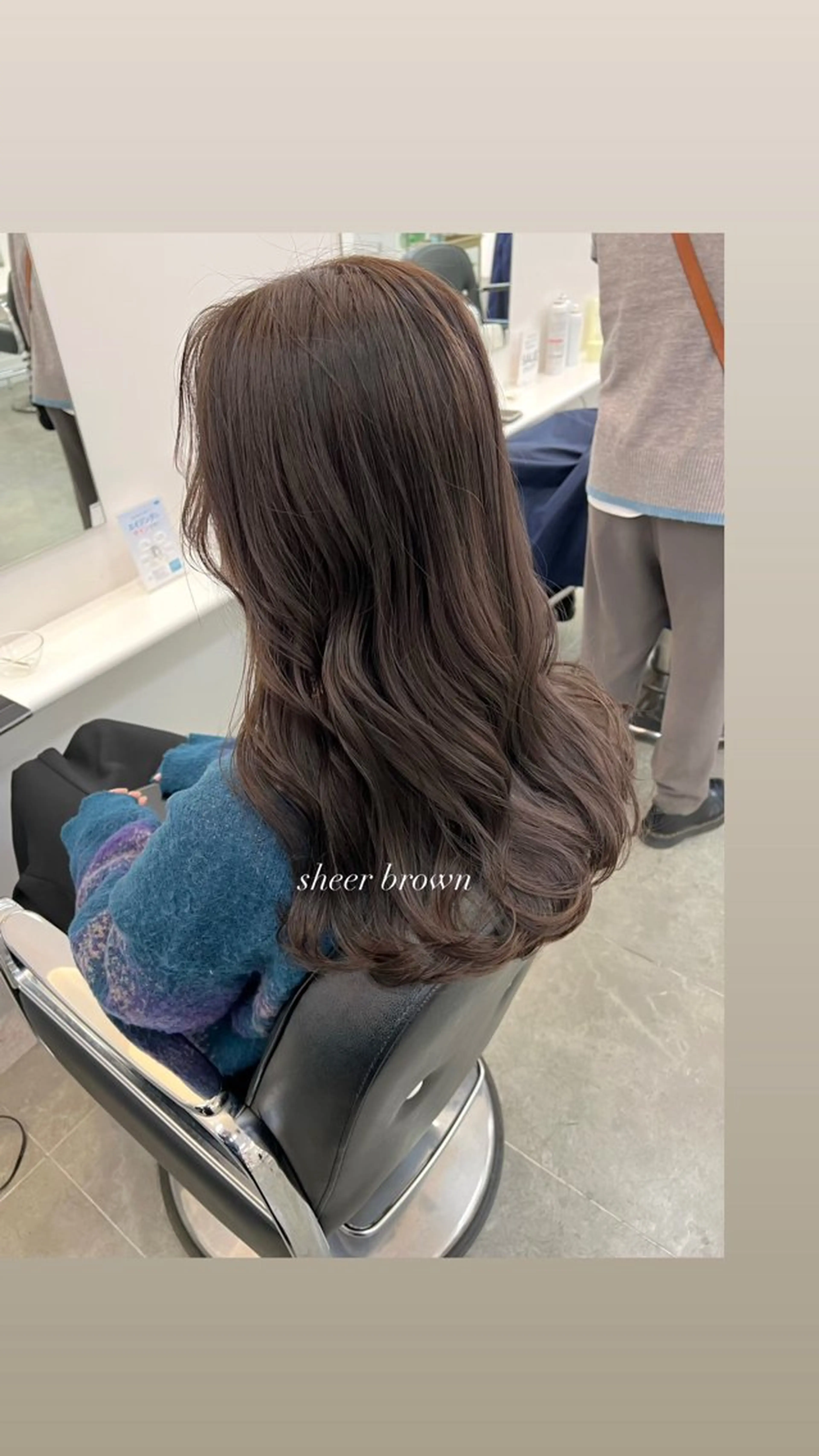 ミディアム ヘアカラー ParveMix 宮﨑 梨里のヘアスタイル