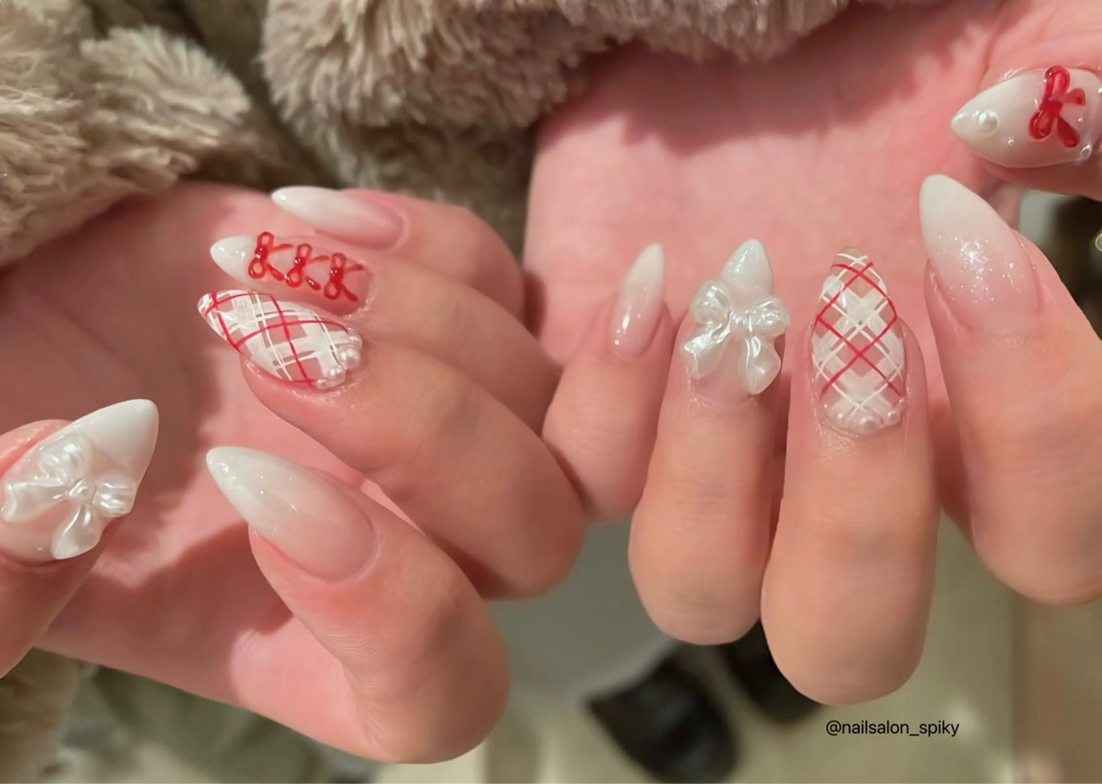 ネイル ハンドネイル Spiky とうげ ふうかのネイルデザイン