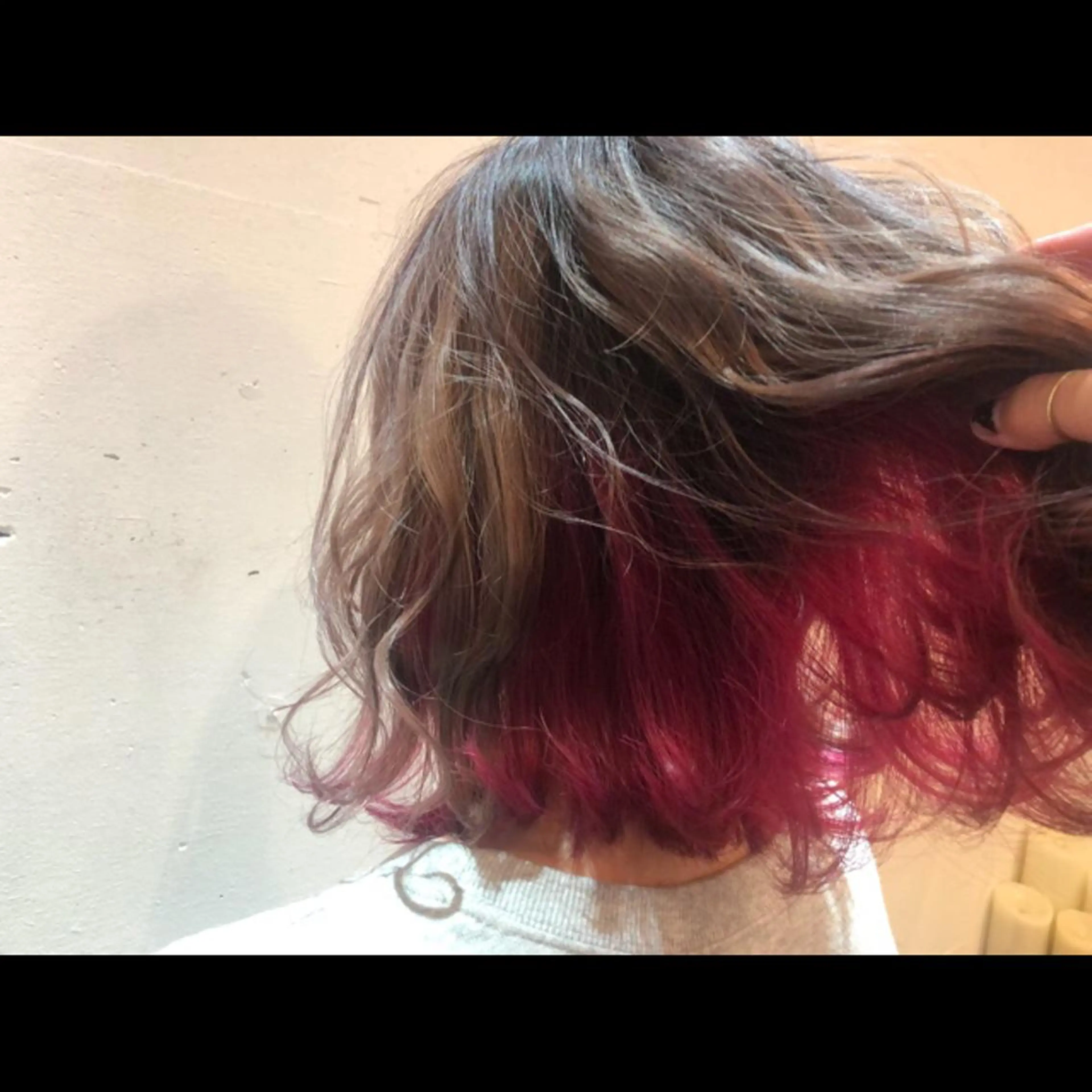 ミディアム カラー パーマ ヘアアレンジ メンズ ヘアカラー moku所属・【mokuオーナー】 ちはるのヘアスタイル