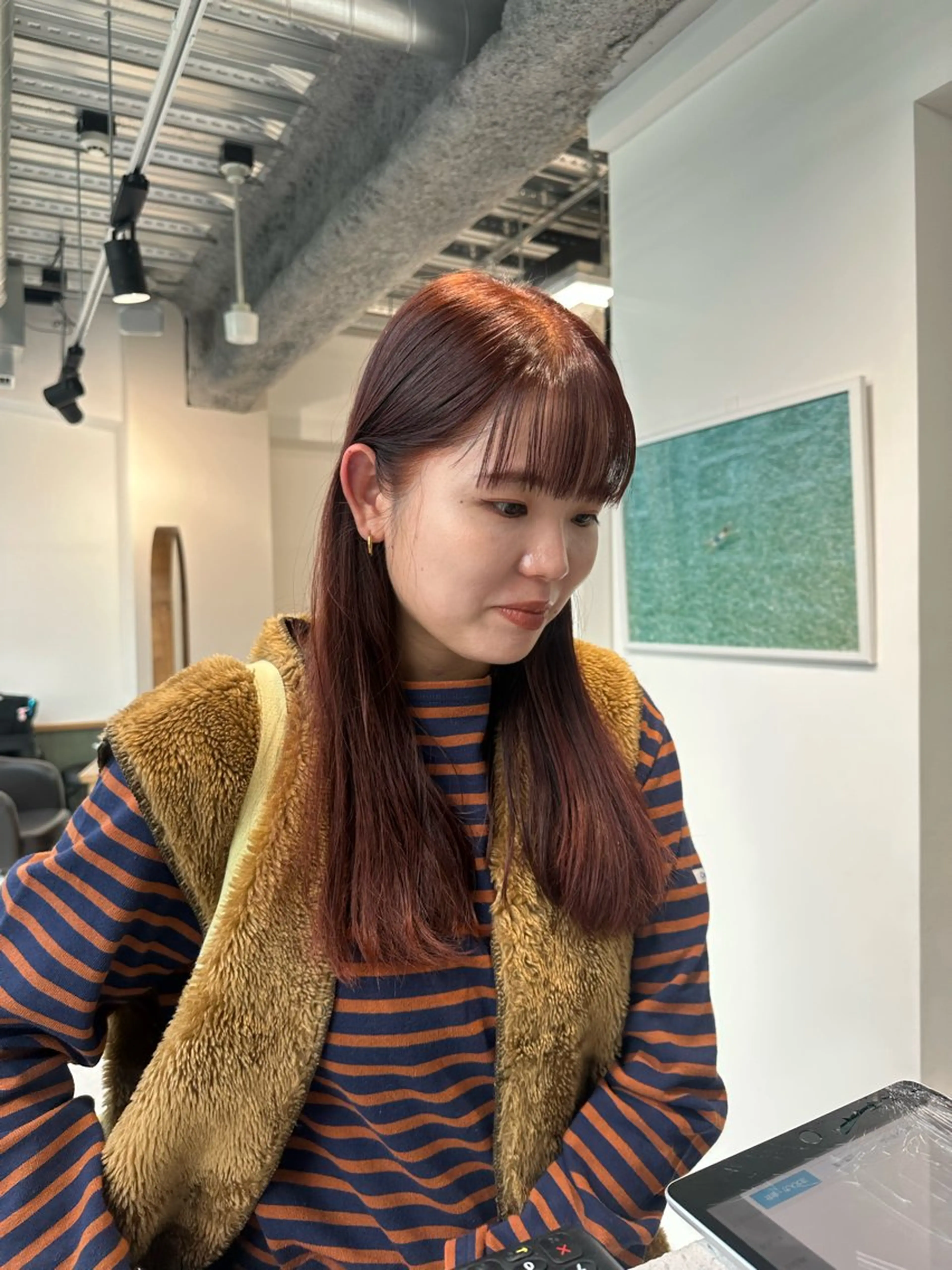 セミロング カラー キッズ オトナヘア🌿 harukaのヘアスタイル