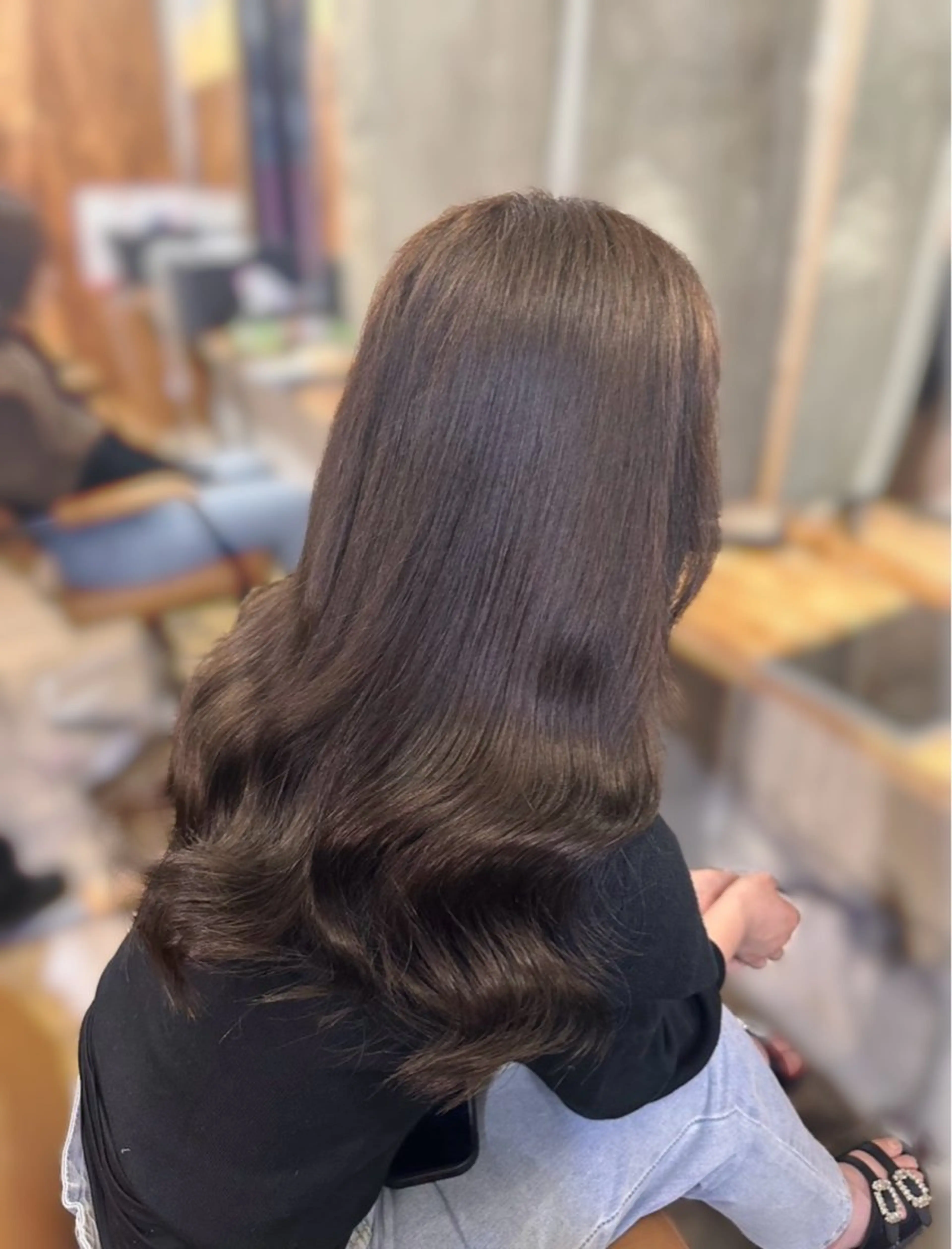 ロング ヘアカラー トリートメント オオニシ オト🐹のヘアスタイル