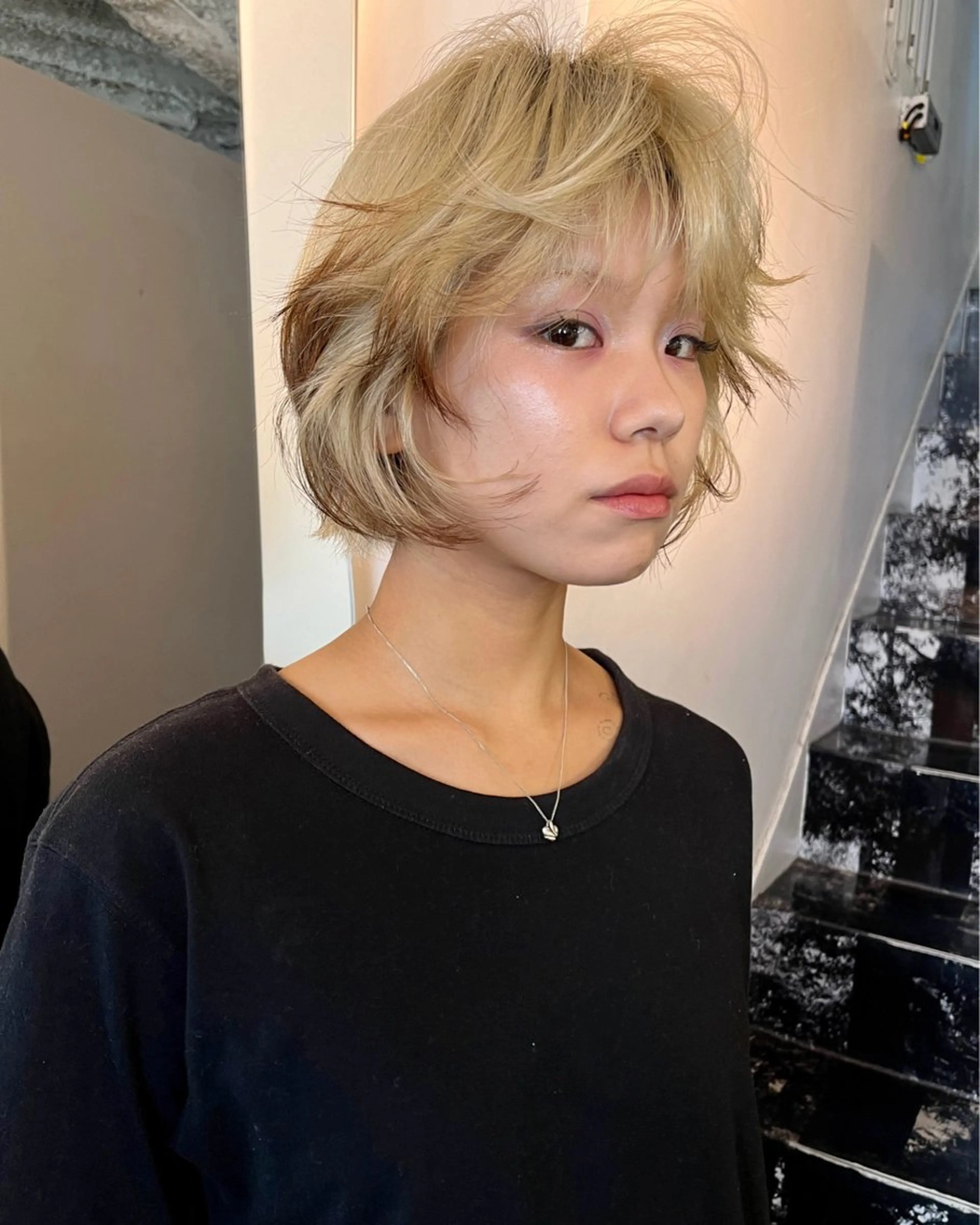 カラー ヘアカラー 秋濱 佳穂のヘアスタイル