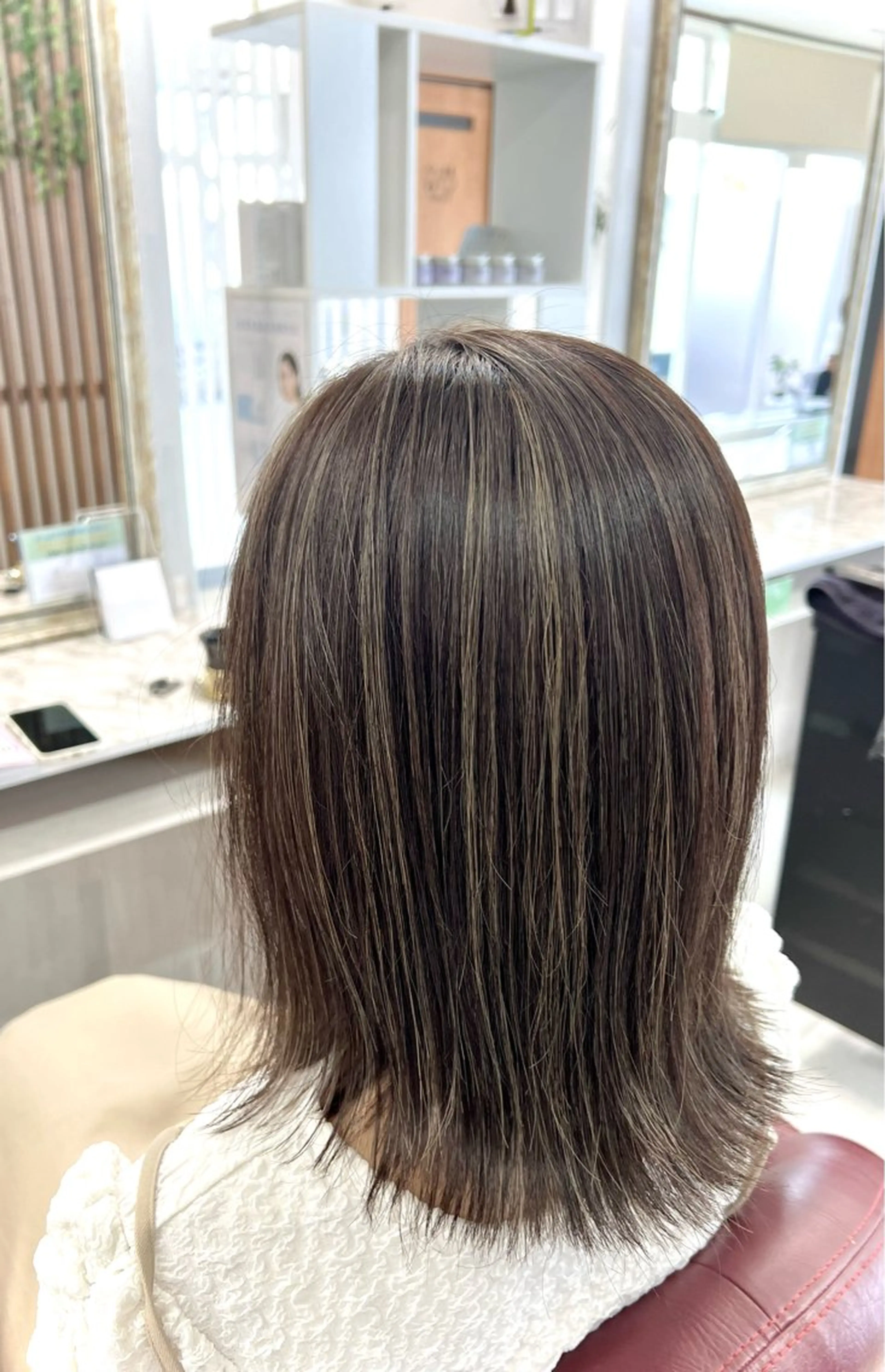 ミディアム カラー ハイライトカラー ハイライト KEN 🌟のヘアスタイル