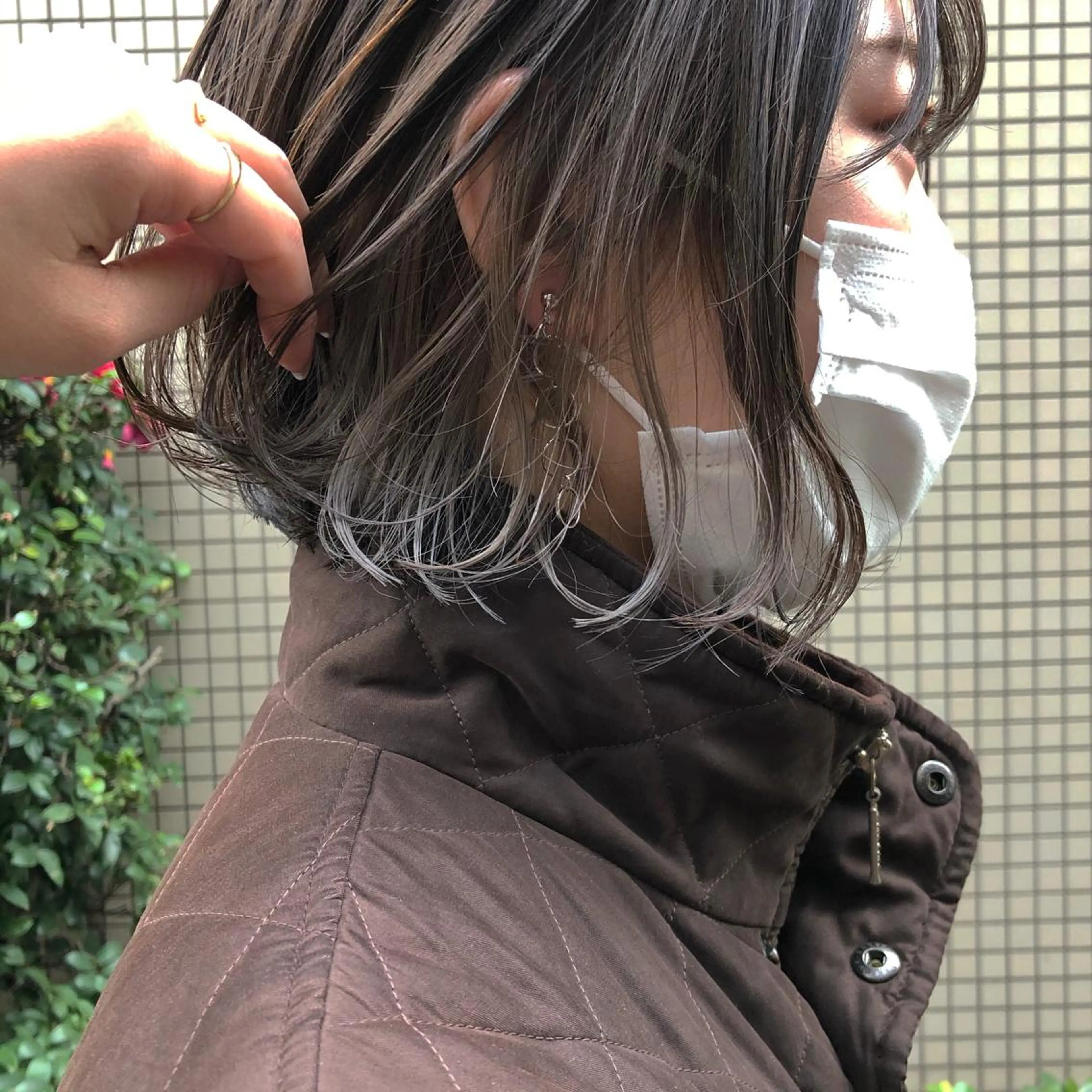 ミディアム カット ヘアカラー トリートメント 🌷nanase🌷 gally hairのヘアスタイル