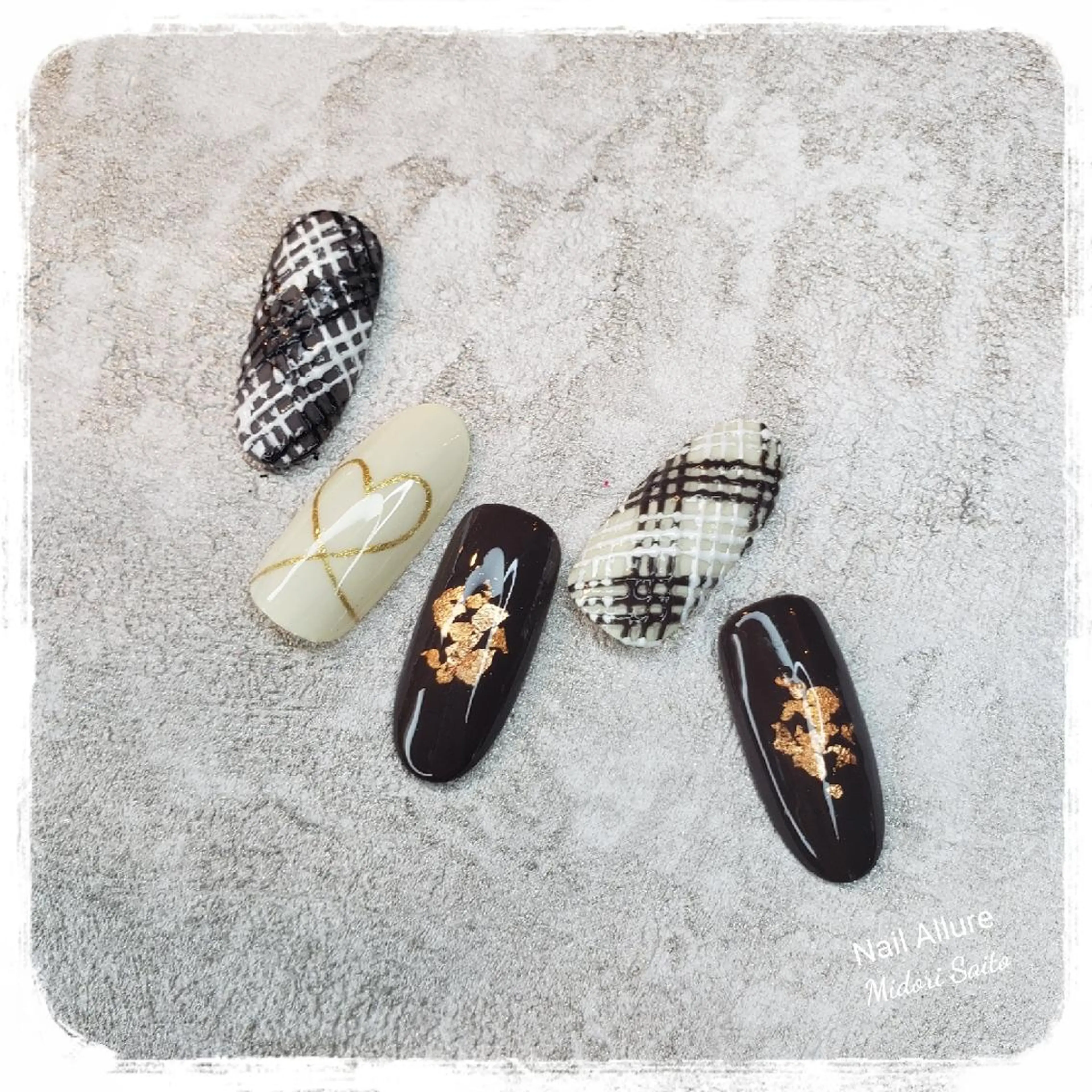 ネイル ハート バレンタイン Nail Allure(ネイル アルーア)所属・Nail Allureのネイルデザイン