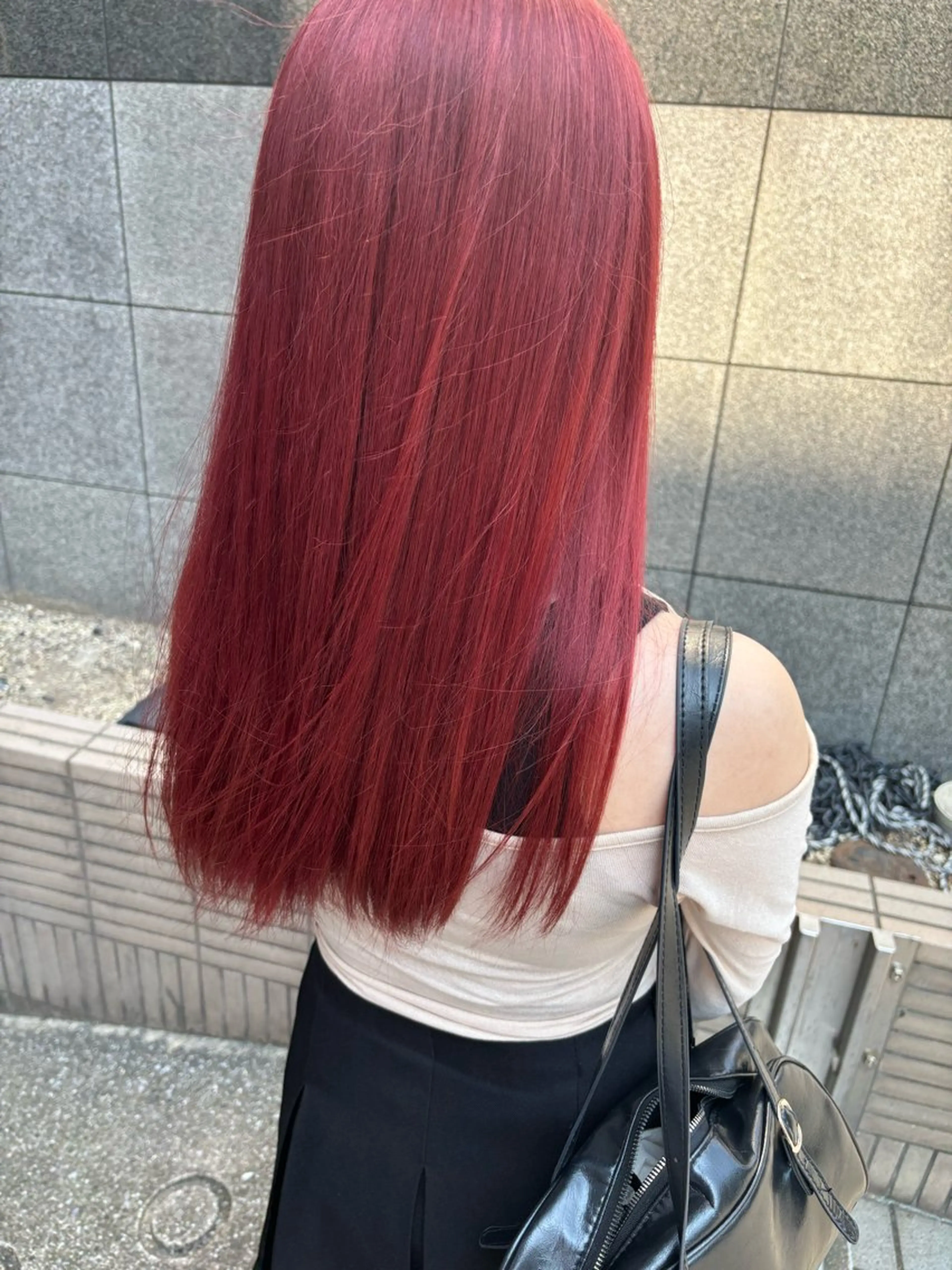 ロング カラー 渡 汐音のヘアスタイル