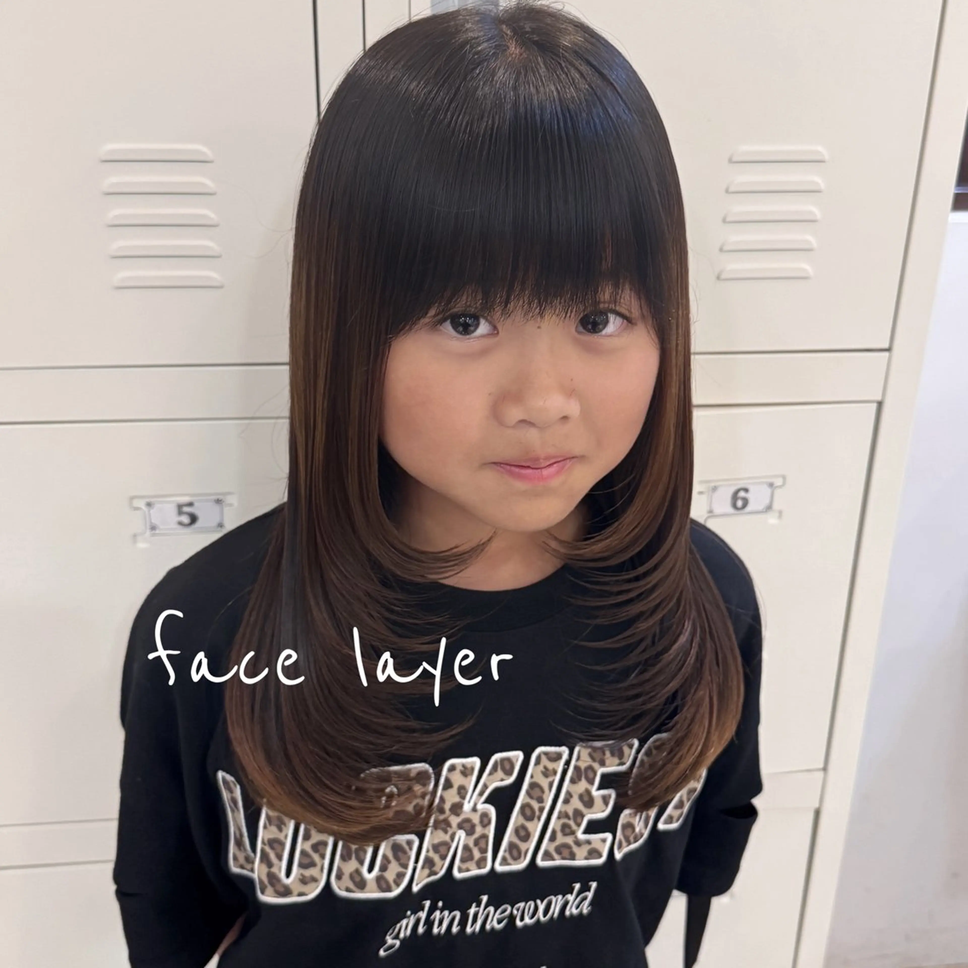 ミディアム 顔周りカット レイヤーカット ボブカット/ むなかたももか🐾のヘアスタイル