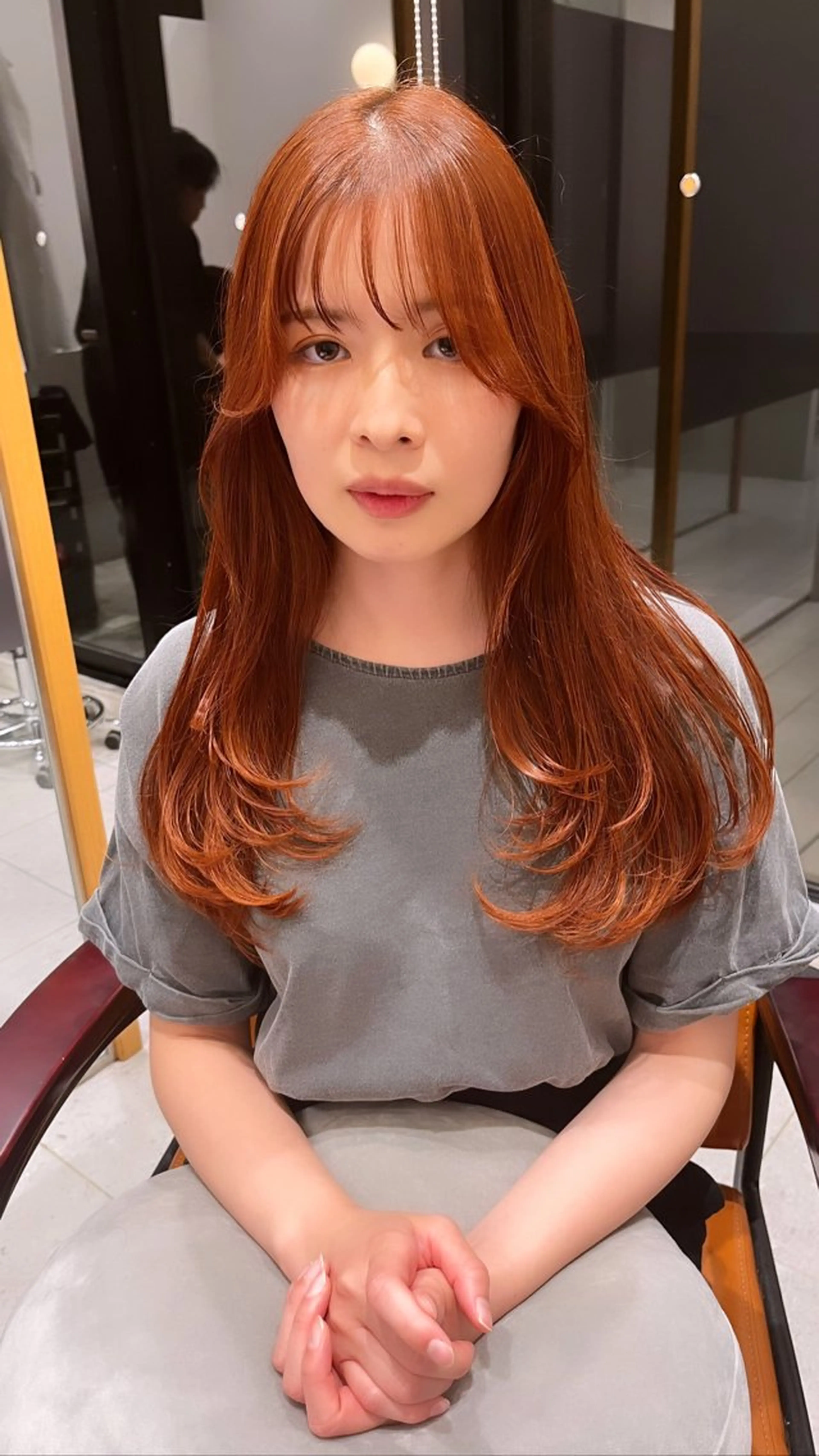 ロング カラー classic 新横浜所属・大人girly🛋️ 🤍yukakoのヘアスタイル