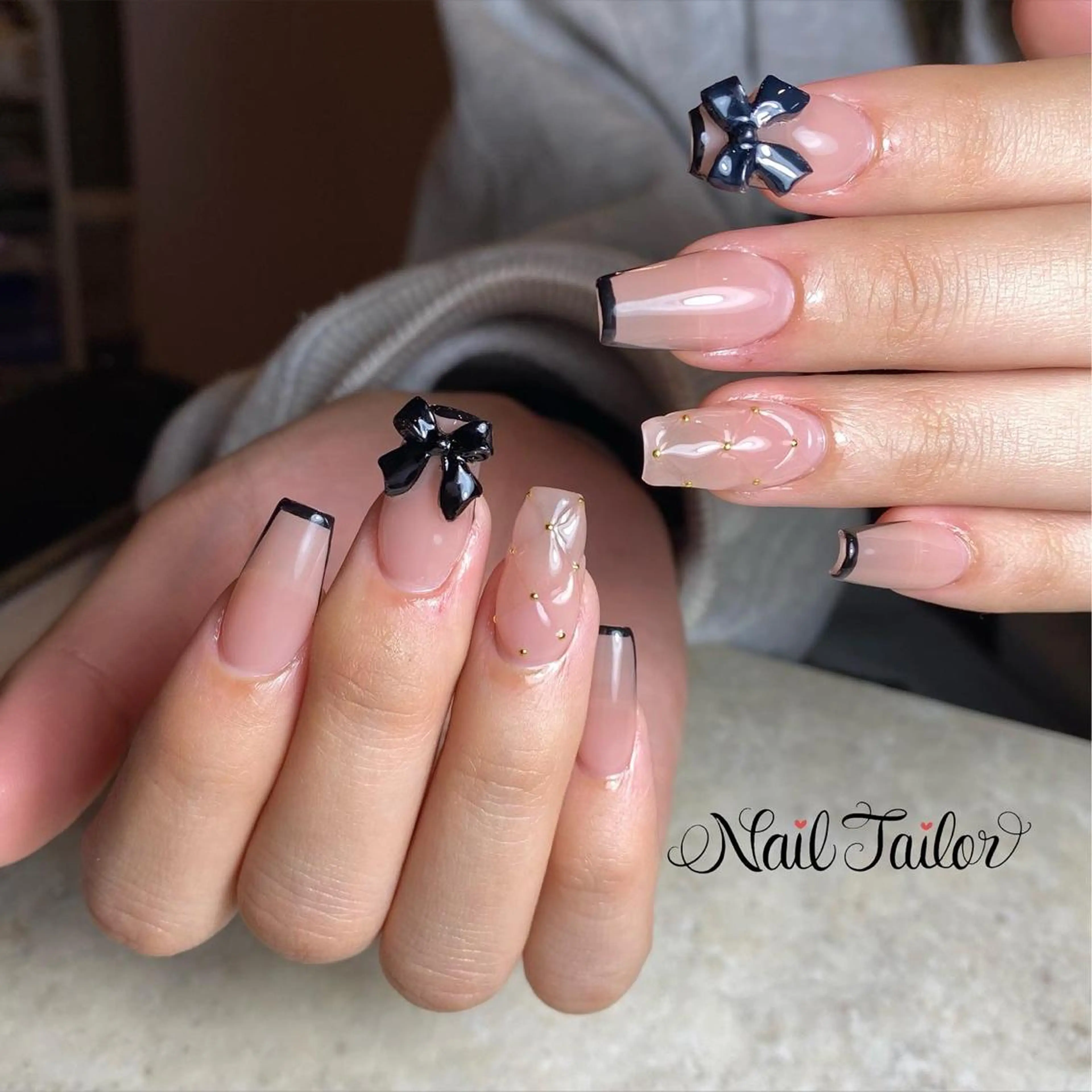 ネイル フレンチネイル 韓国ネイル 持ち込み ワンカラーネイル ぷっくりネイル 〜Nail Tailor〜　ネイルテイラー所属・NailTailor ネイルテイラーのネイルデザイン