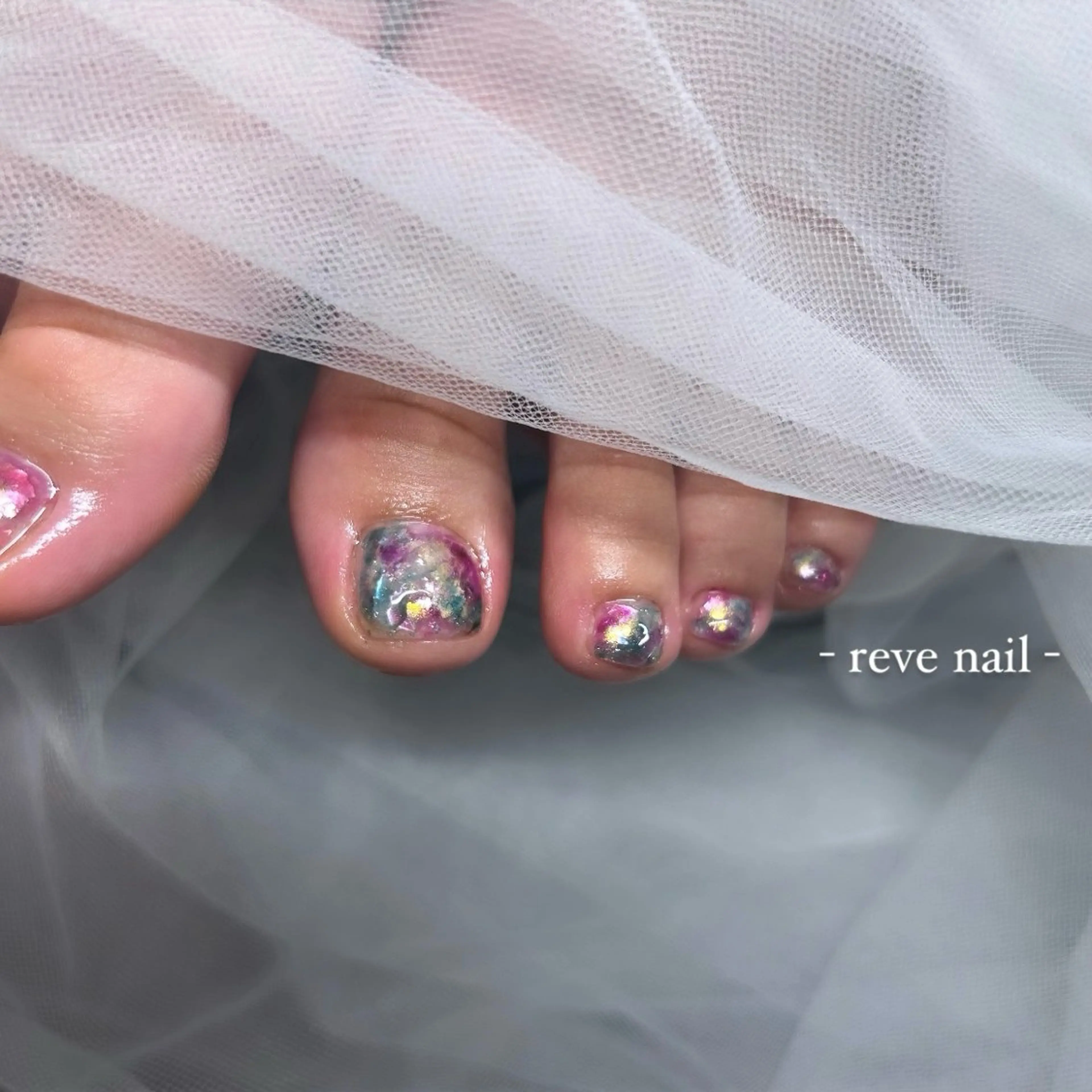 ネイル フットネイル 門真市 三ツ島 reve nailのネイルデザイン