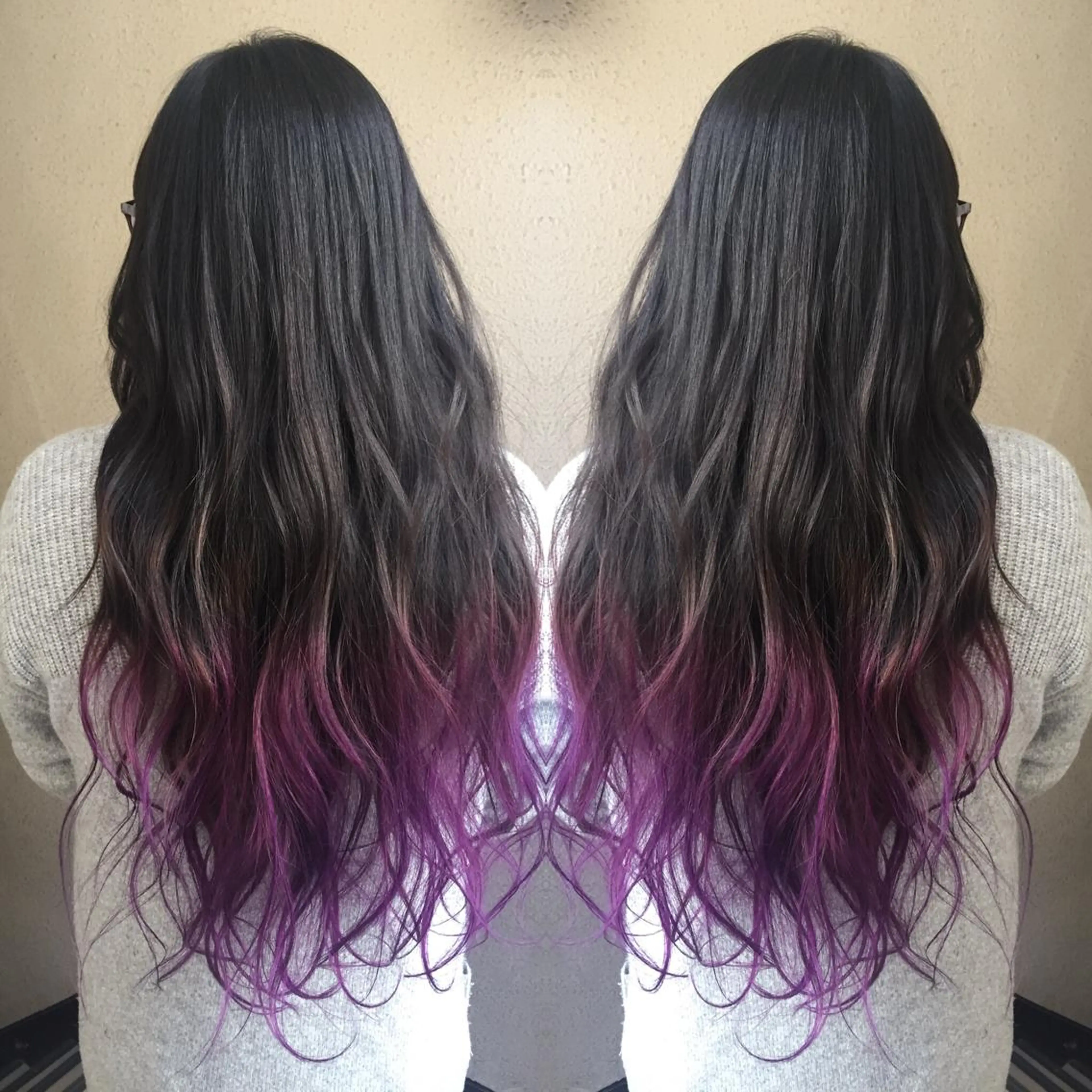 ロング カラー パーマ ヘアアレンジ メンズ キッズ ネイル マツエク・マツパ グラデーションカラー グラデーション 新宿/髪質改善/ 美髪矯正✨浅江通友のヘアスタイル