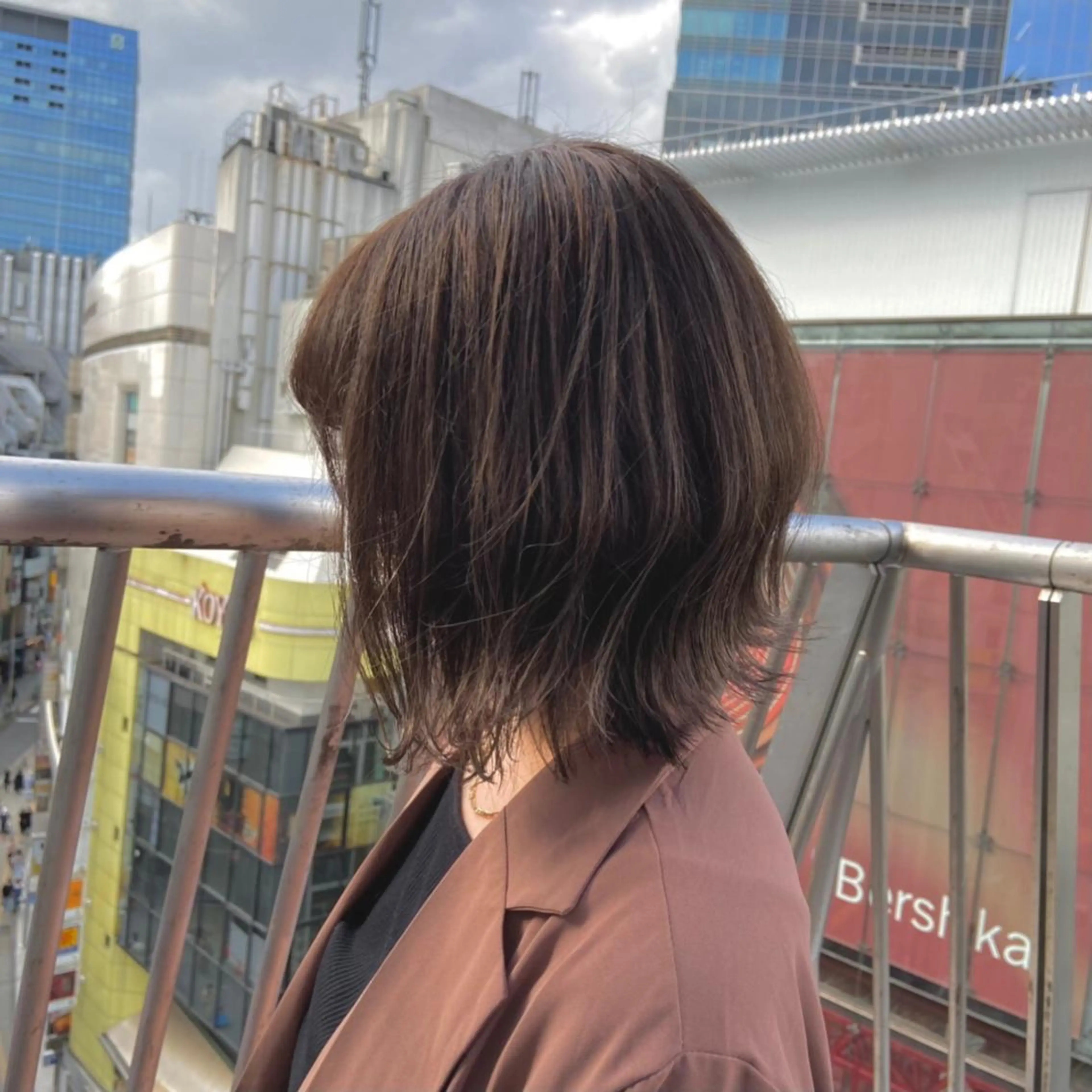 ミディアム カラー 髪質改善/ レイヤーカット金井翔のヘアスタイル