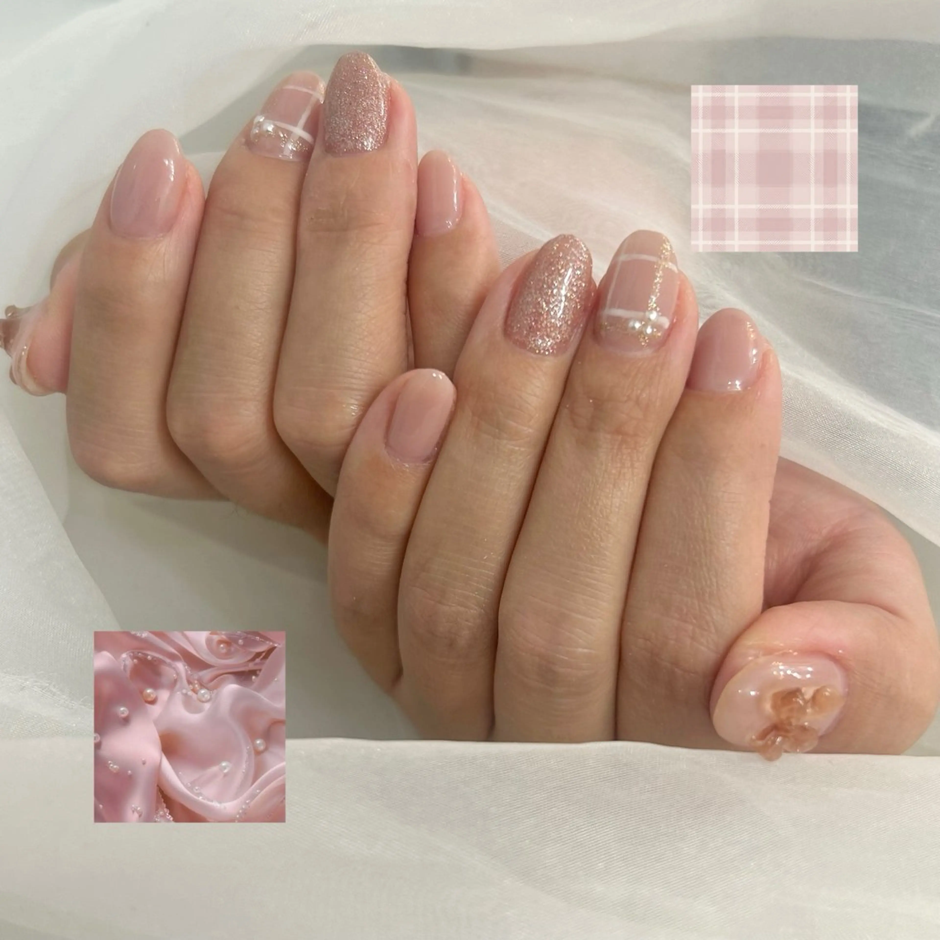 ネイル マグネットネイル ハンドネイル SweetOlive HINAKOのネイルデザイン