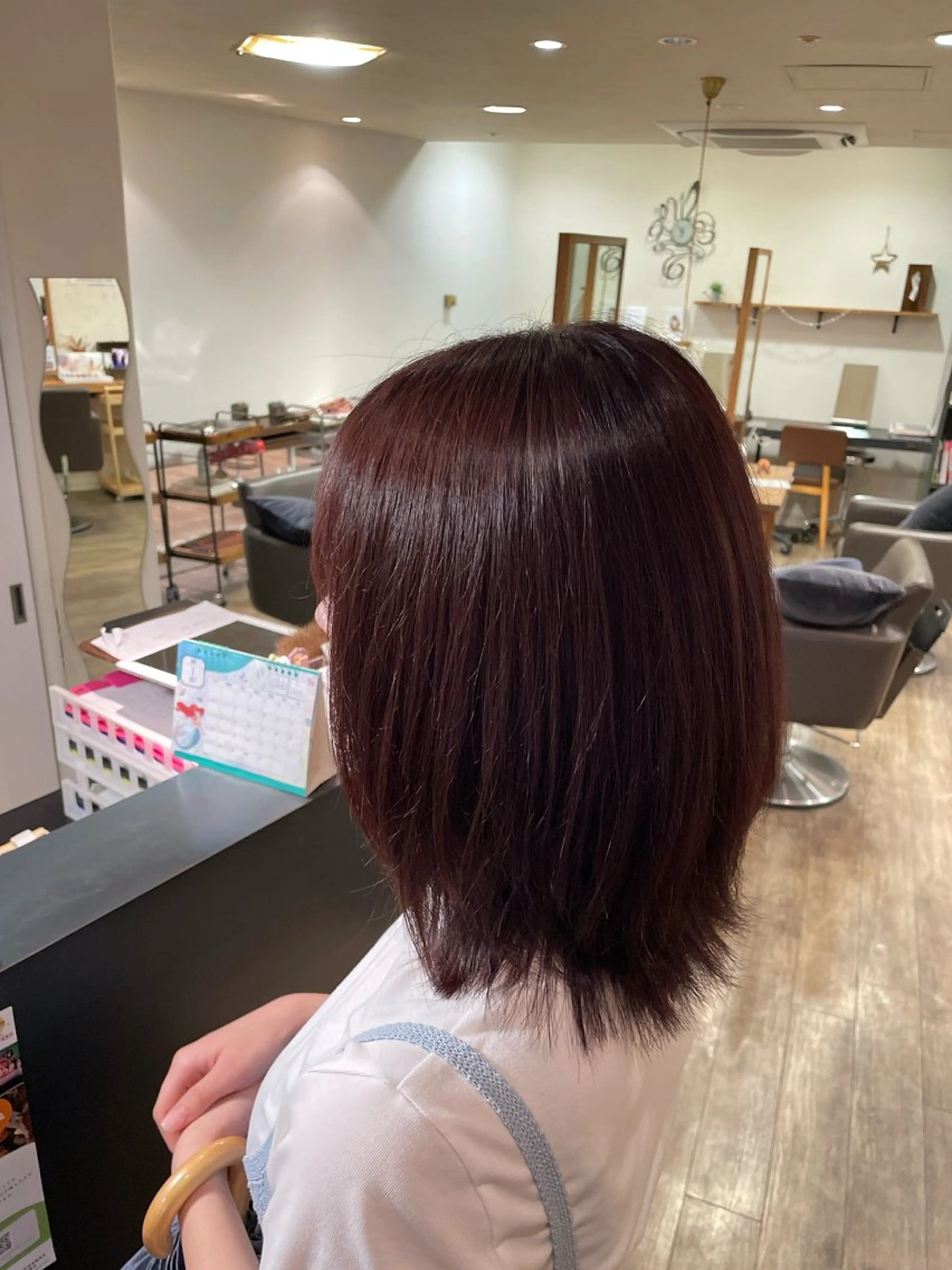 ミディアム ヘアカラー bifinoLuce / 松村琉希のヘアスタイル
