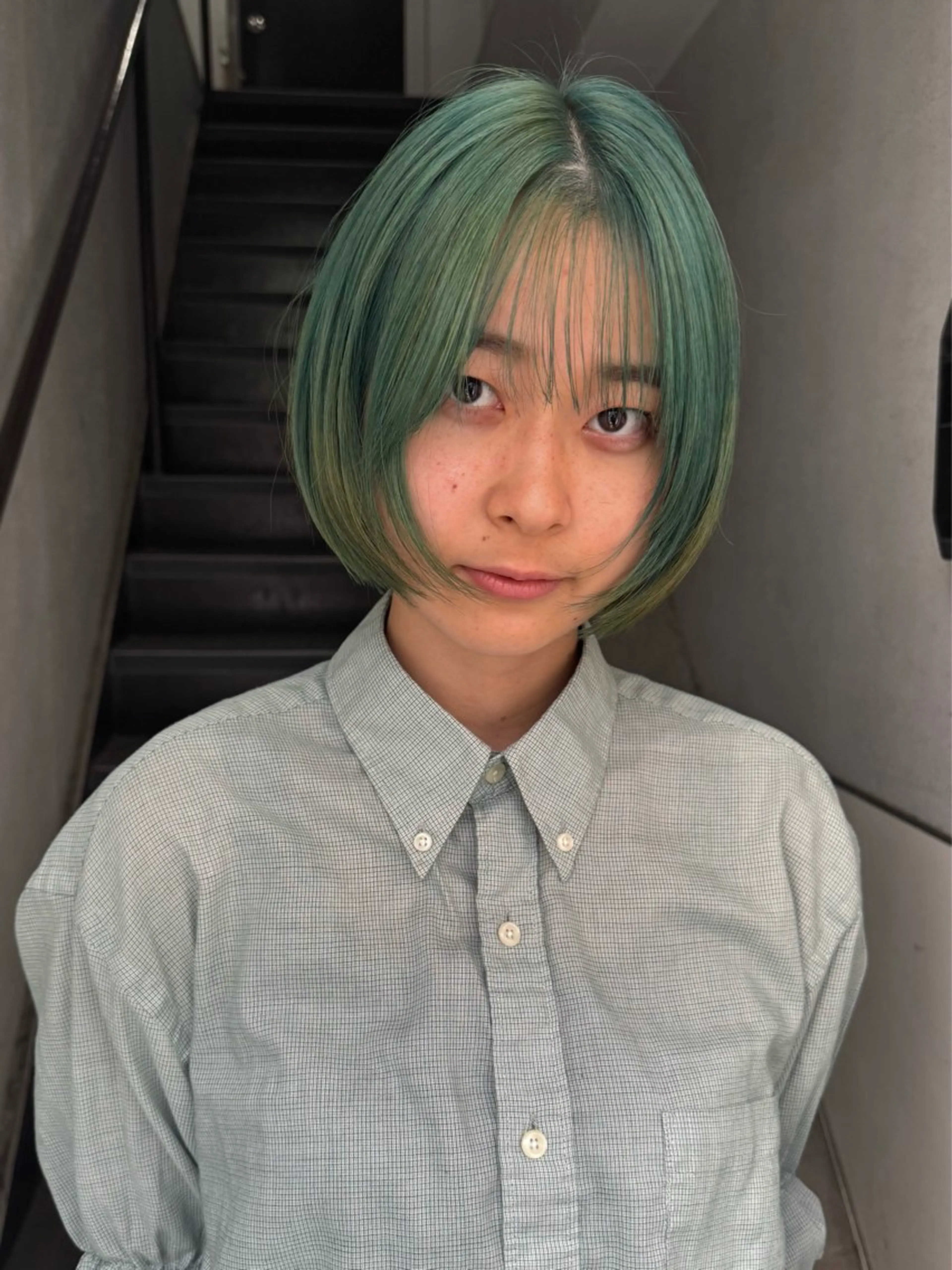 ショート カラー カット ヘアカラー トリートメント 艶カラー/暖色カラー /透明感/ryutoのヘアスタイル