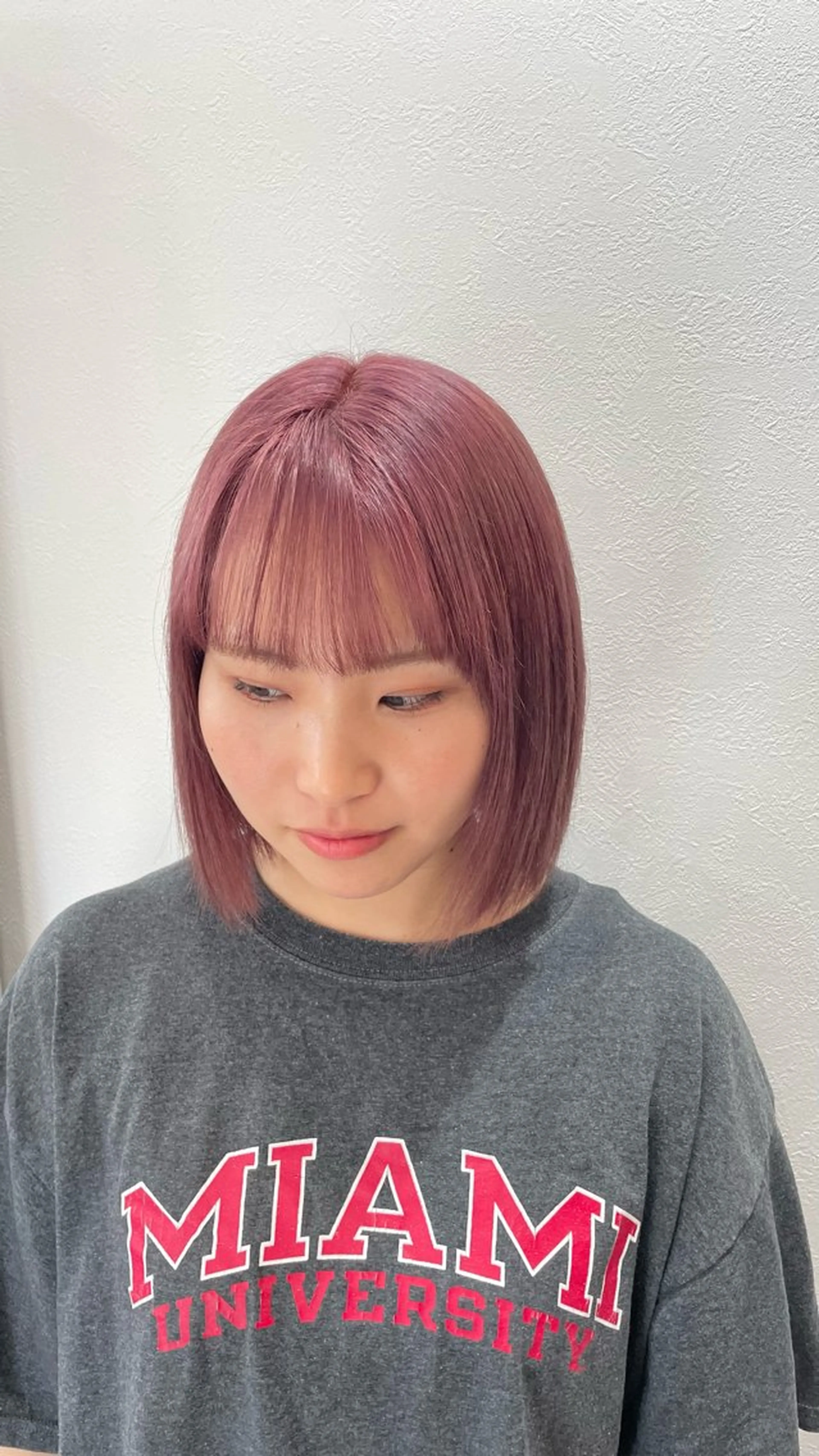 ミディアム 赤味消しcolor 🌿🤍Ayaのヘアスタイル