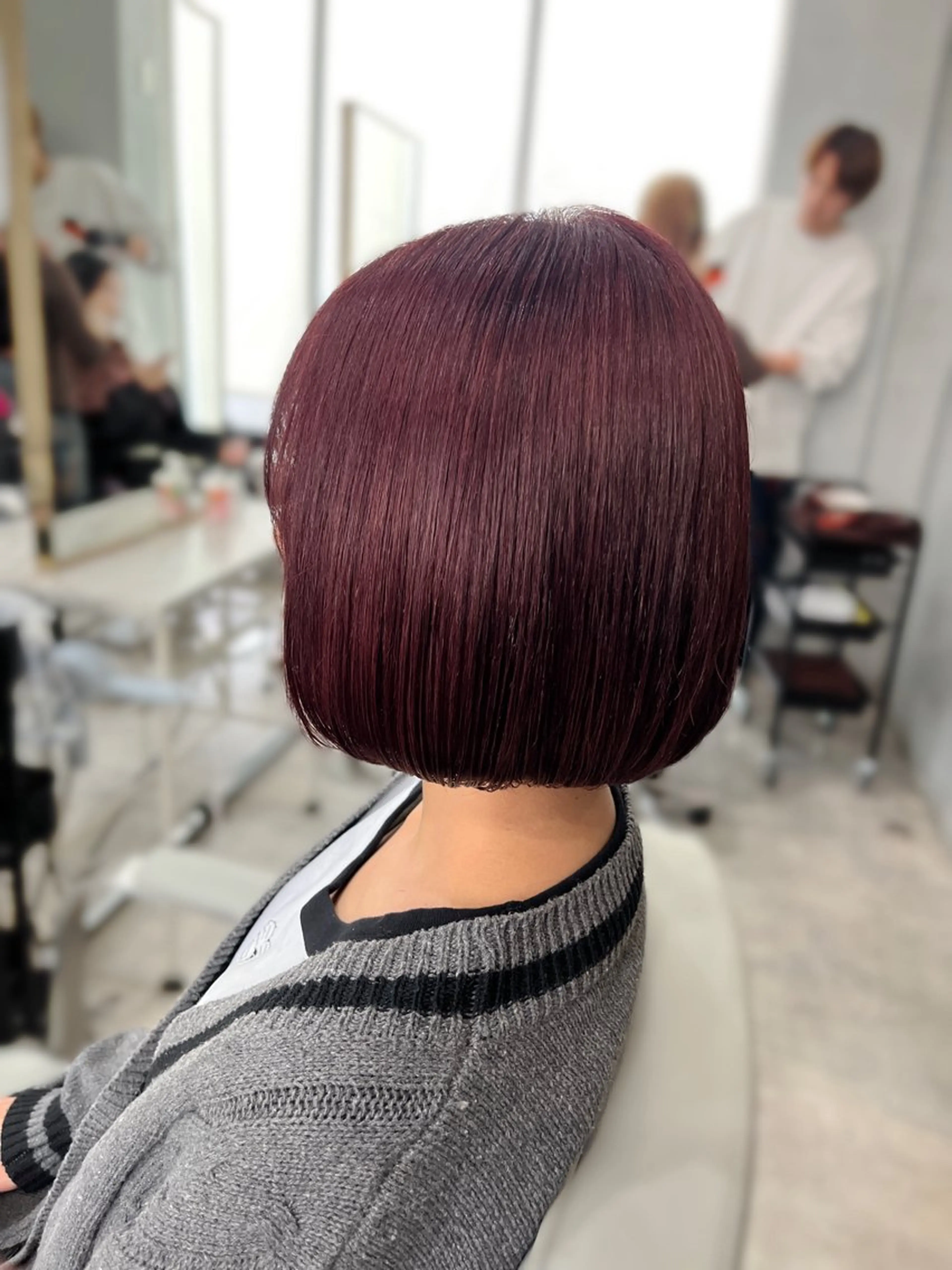 ショート カラー ヘアカラー トリートメント ヘアセット 🎀透明感ブリーチ カラー🎀ミズキのヘアスタイル
