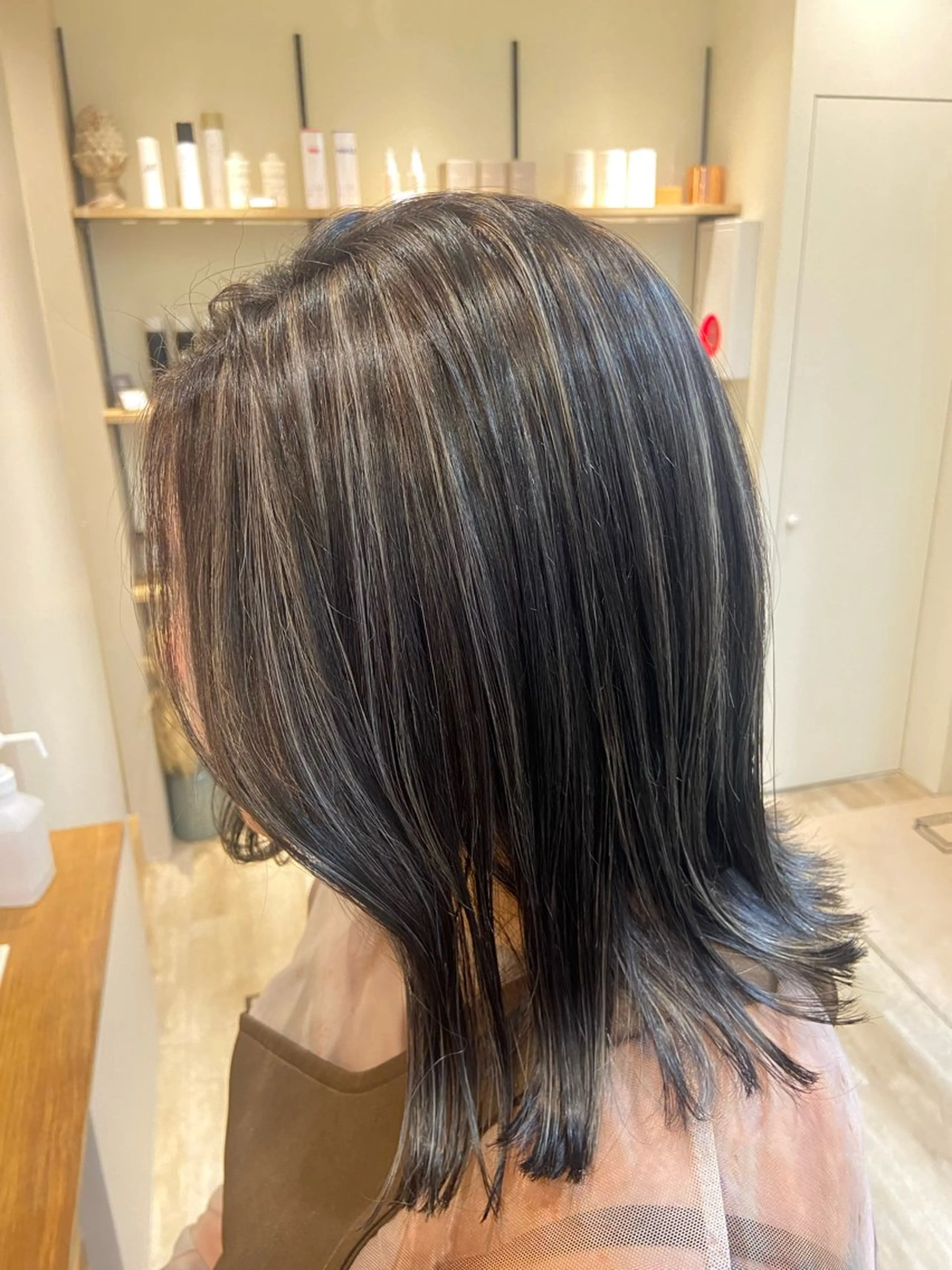 ミディアム カット ヘアカラー ♥yelm ユウナ♥のマツエク・マツパデザイン