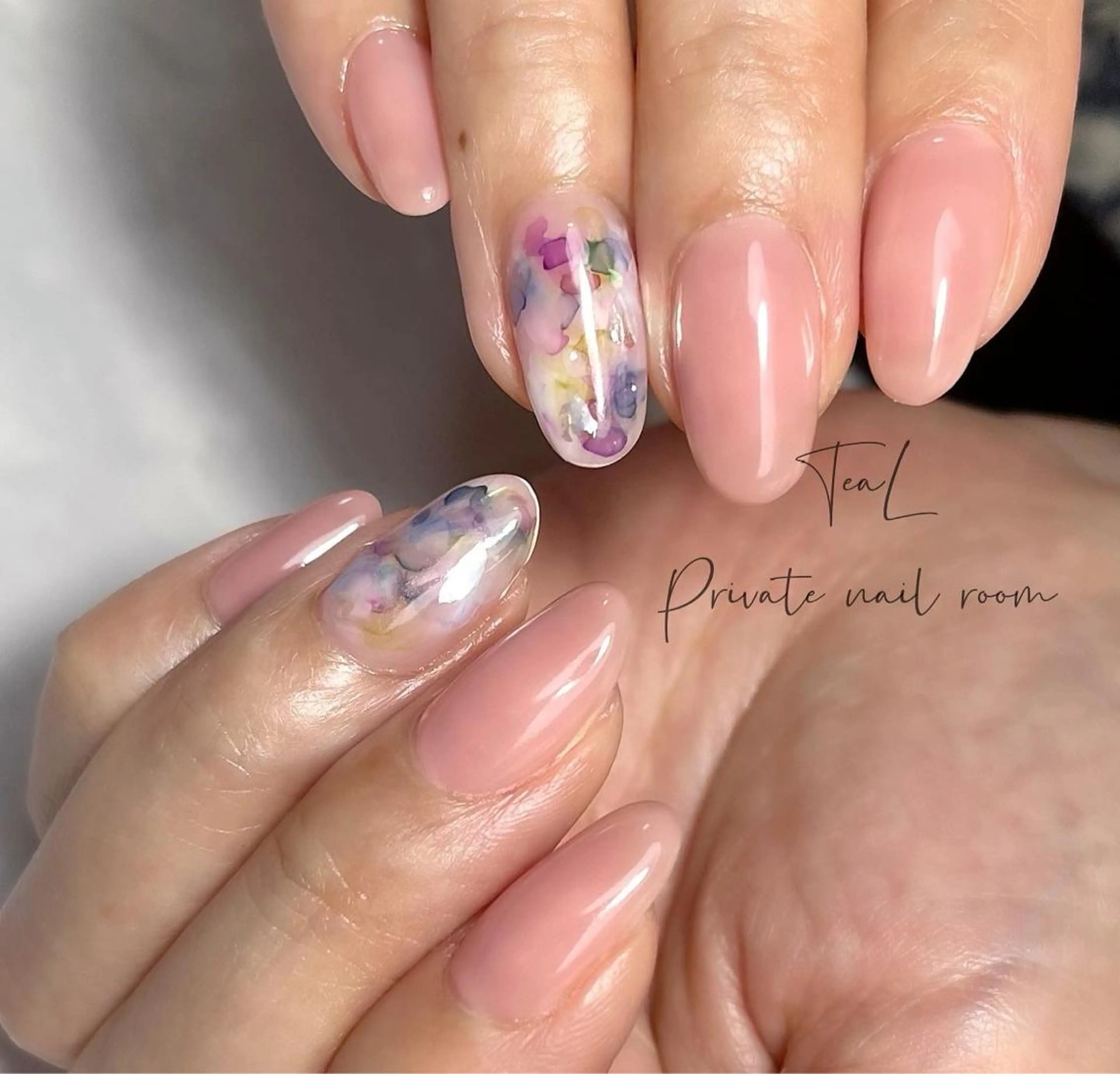 ネイル アートネイル シンプルネイル TeaL nailのネイルデザイン