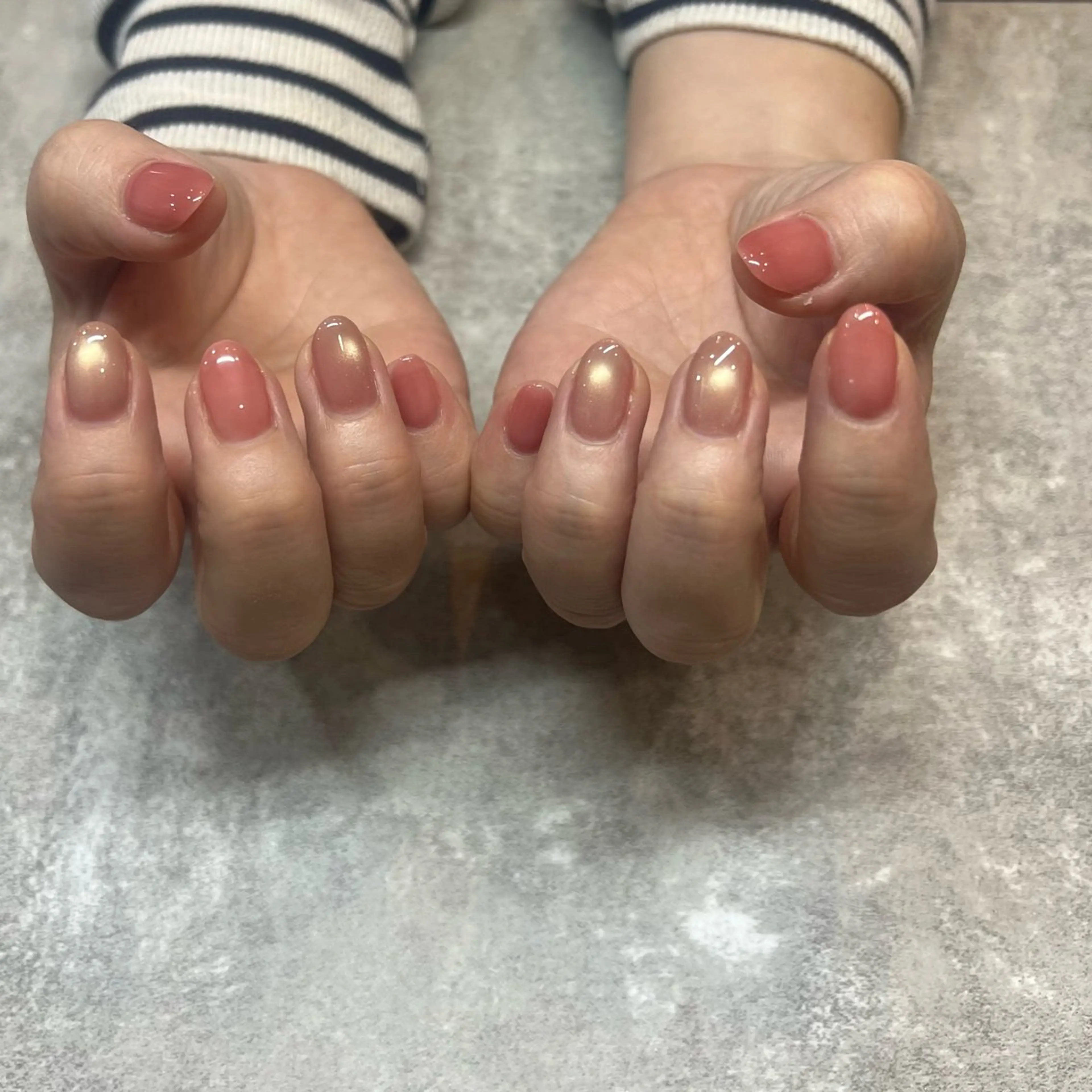 ネイル マグネットネイル ビー玉ネイル Chula nail .suzukaのネイルデザイン