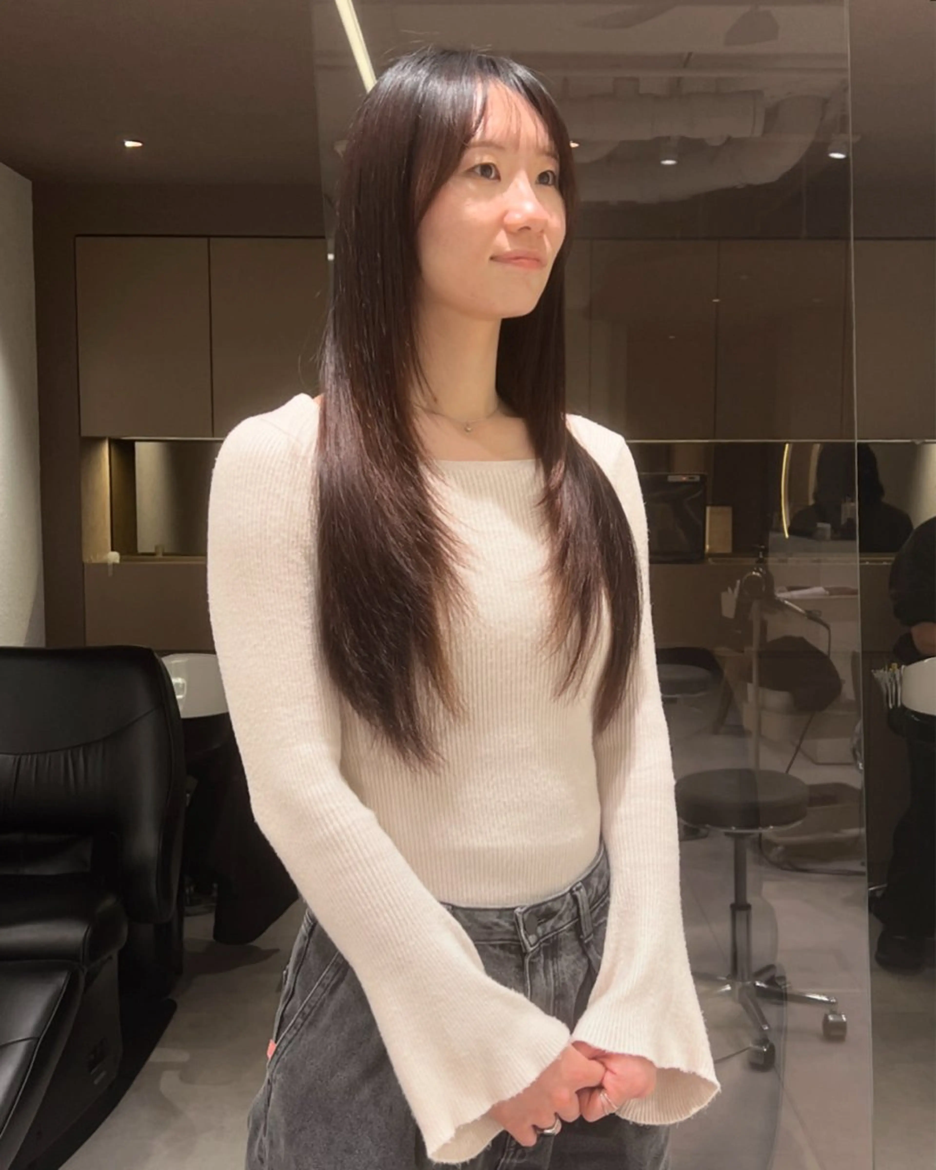ロング ロングレイヤー レイヤーカット ロング rino🤍 恵比寿レイヤーカットのヘアスタイル