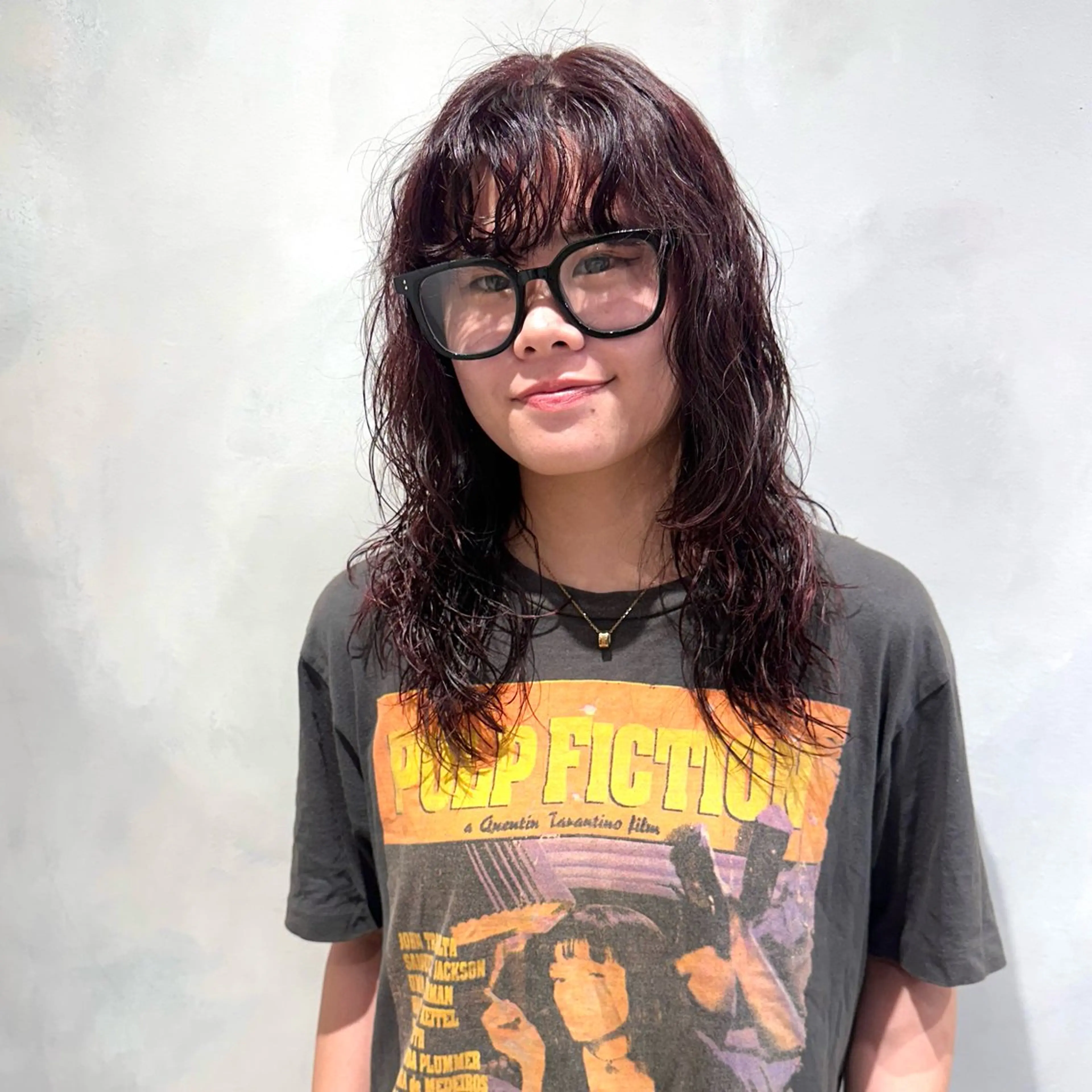 パーマ カット パーマ トリートメント デザインカラー/パー マ🦖外岡咲希🦖のヘアスタイル