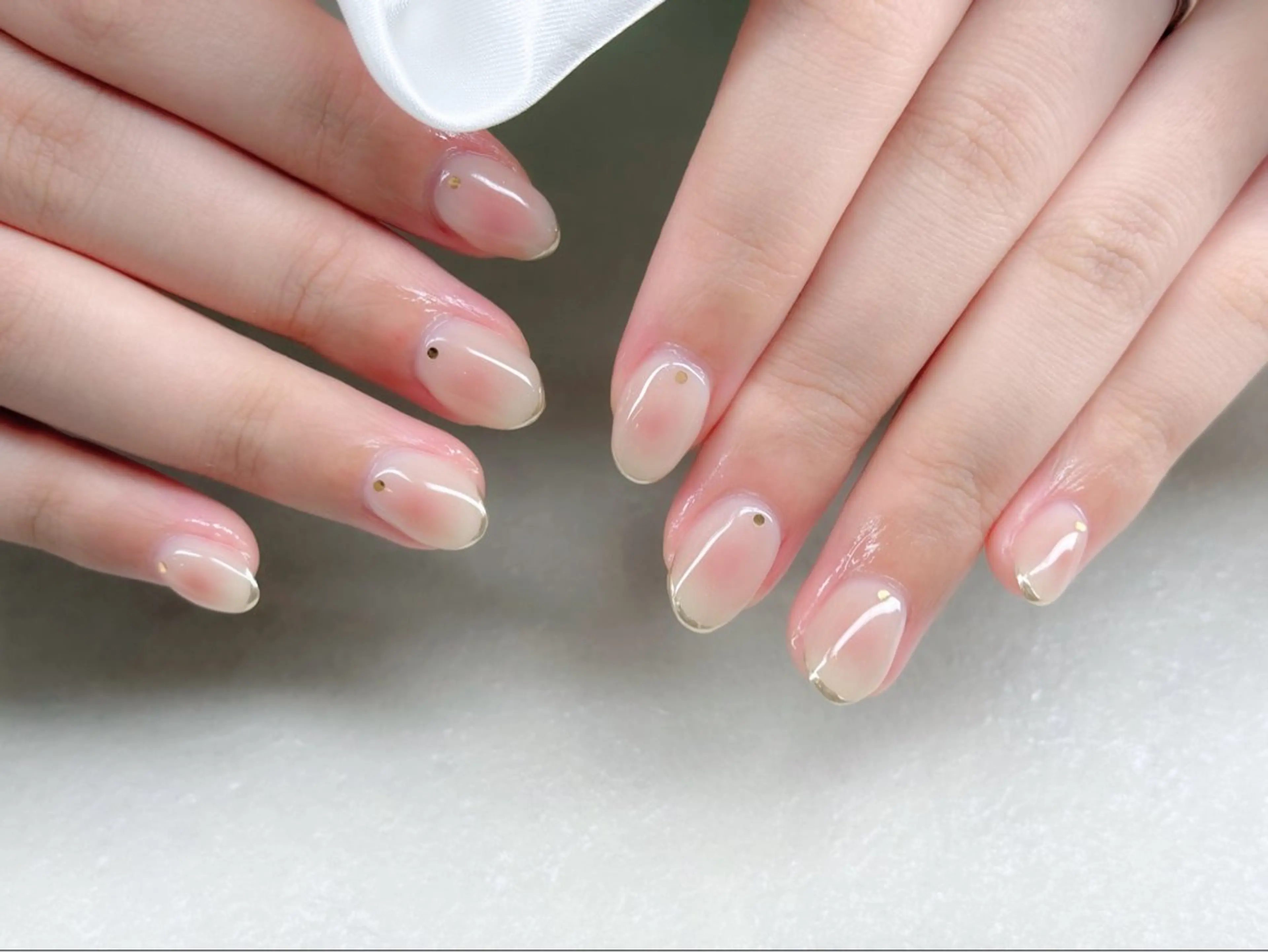 ネイル 持ち込み ハンドネイル Agate miku🎀‧₊のネイルデザイン