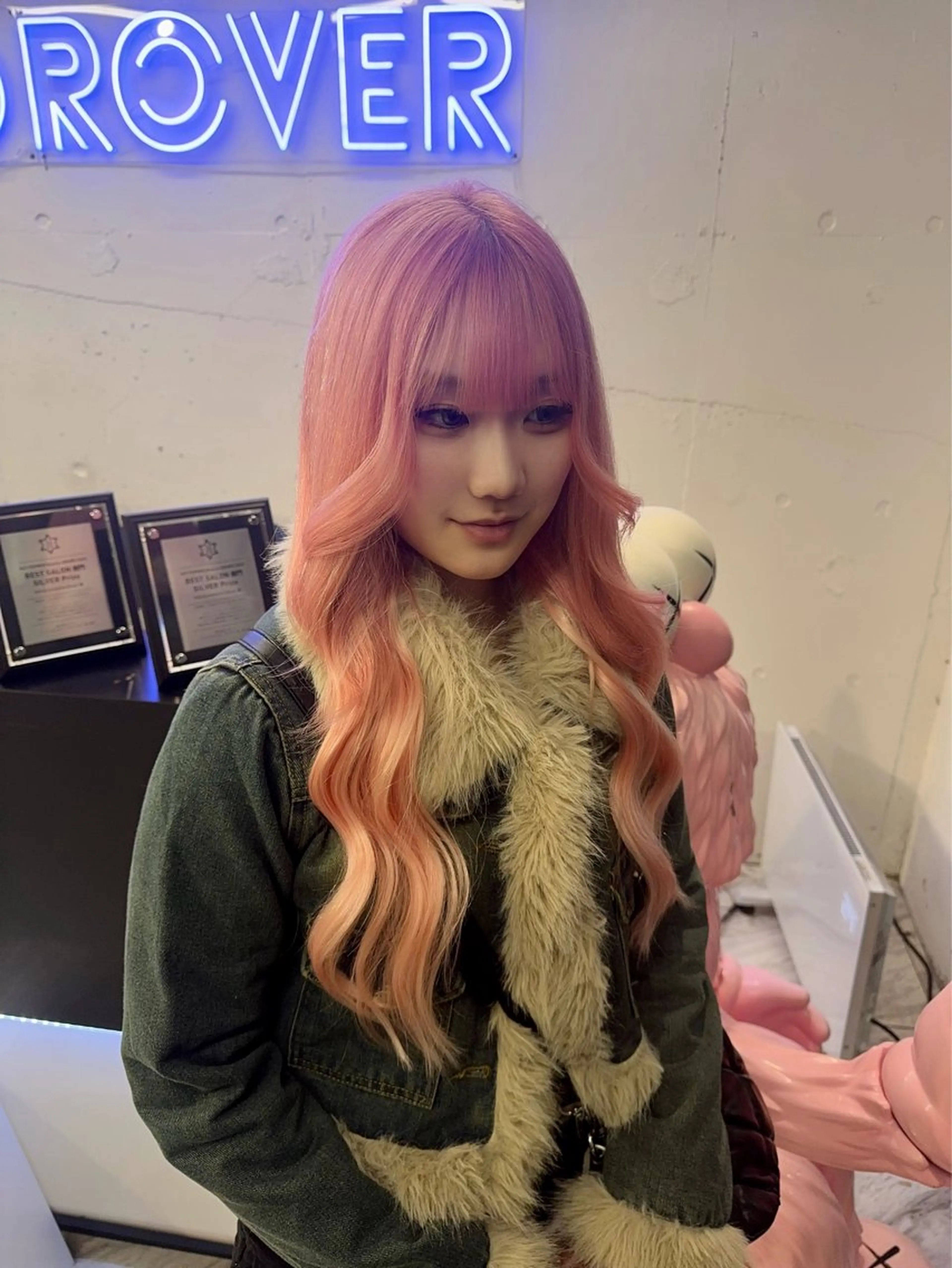 ロング カラー ブリーチ エクステ ヘアカラー エクステ ミユル/ 盛れるエクステ🎀✨のヘアスタイル