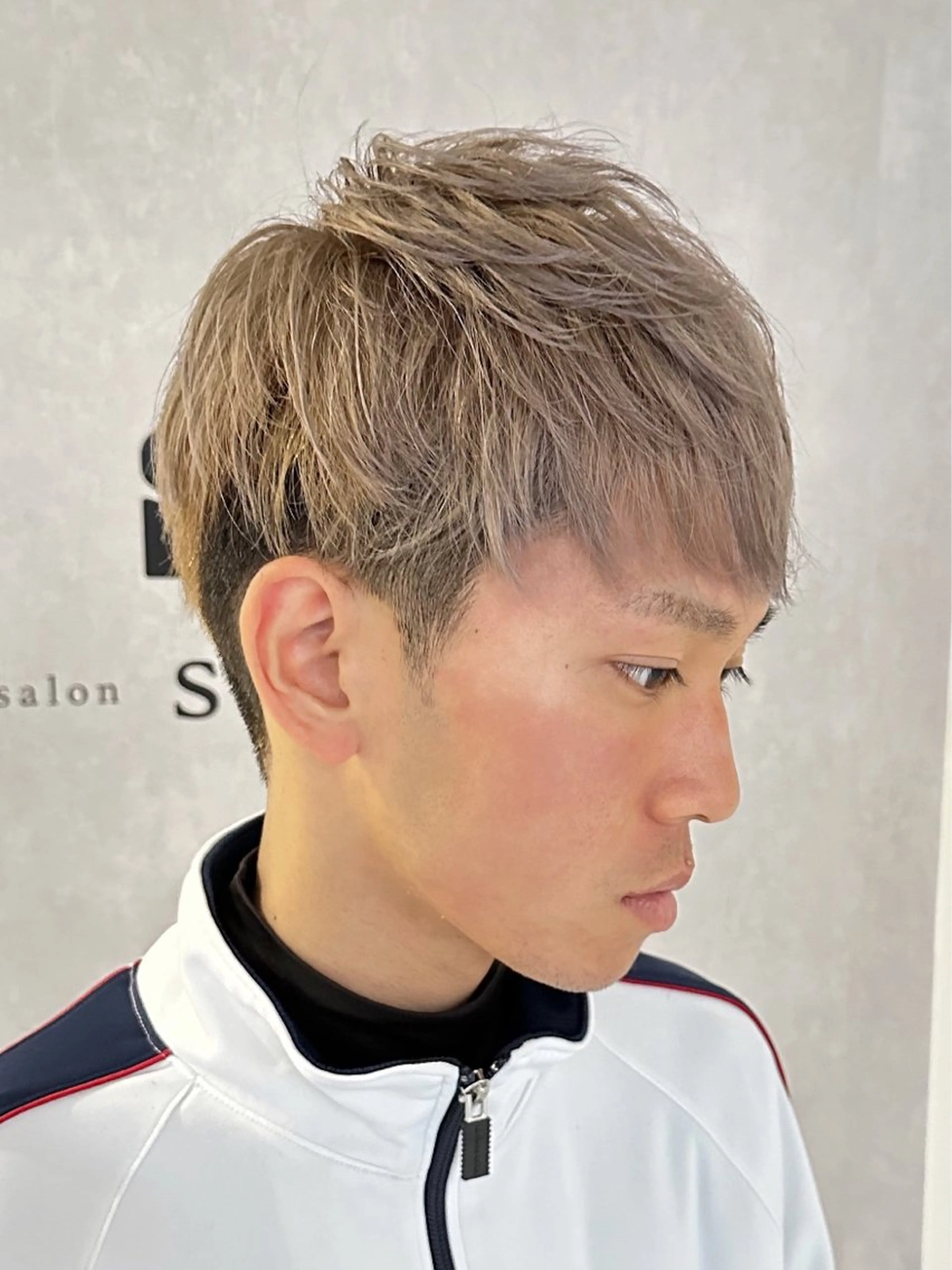 カラー メンズ 濱口 健慎のヘアスタイル