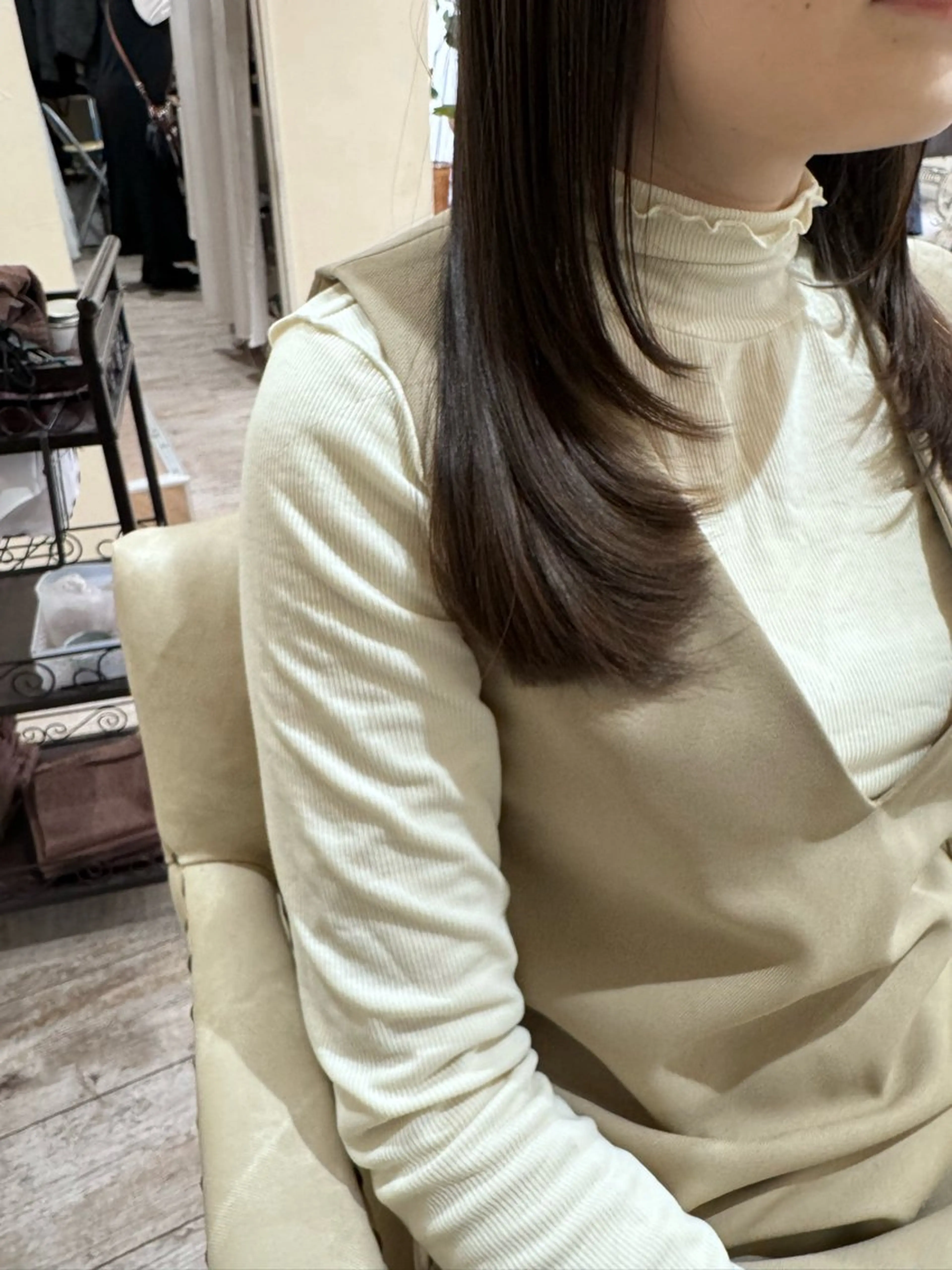 ロング カラー ベージュカラー 髪質改善 レイヤーカット カット ヘアカラー トリートメント noble店長 松本　拓也▶◀*.のヘアスタイル