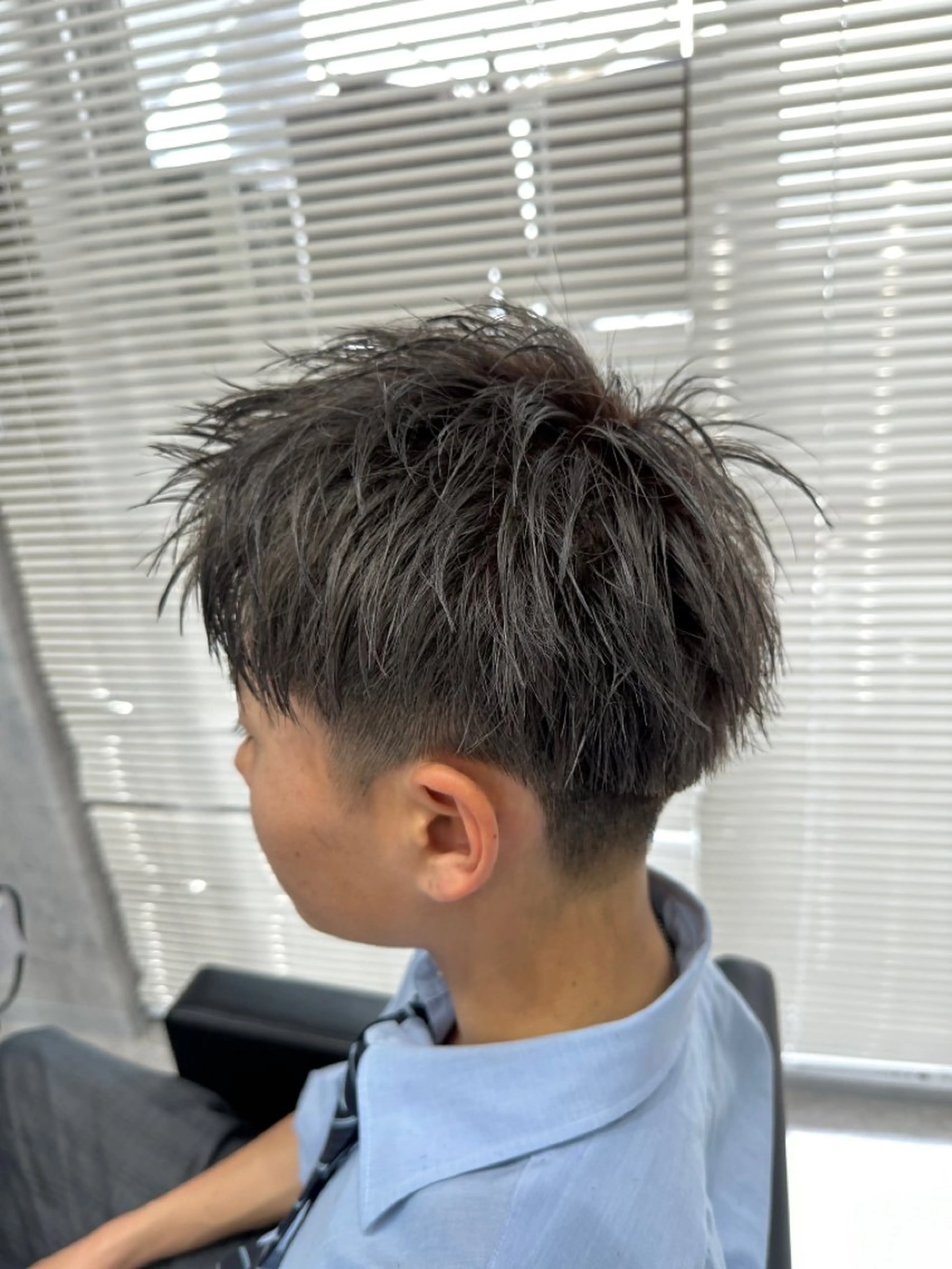 ショート カラー メンズ 黒髪 メンズカット/ マッシュ/颯太のヘアスタイル