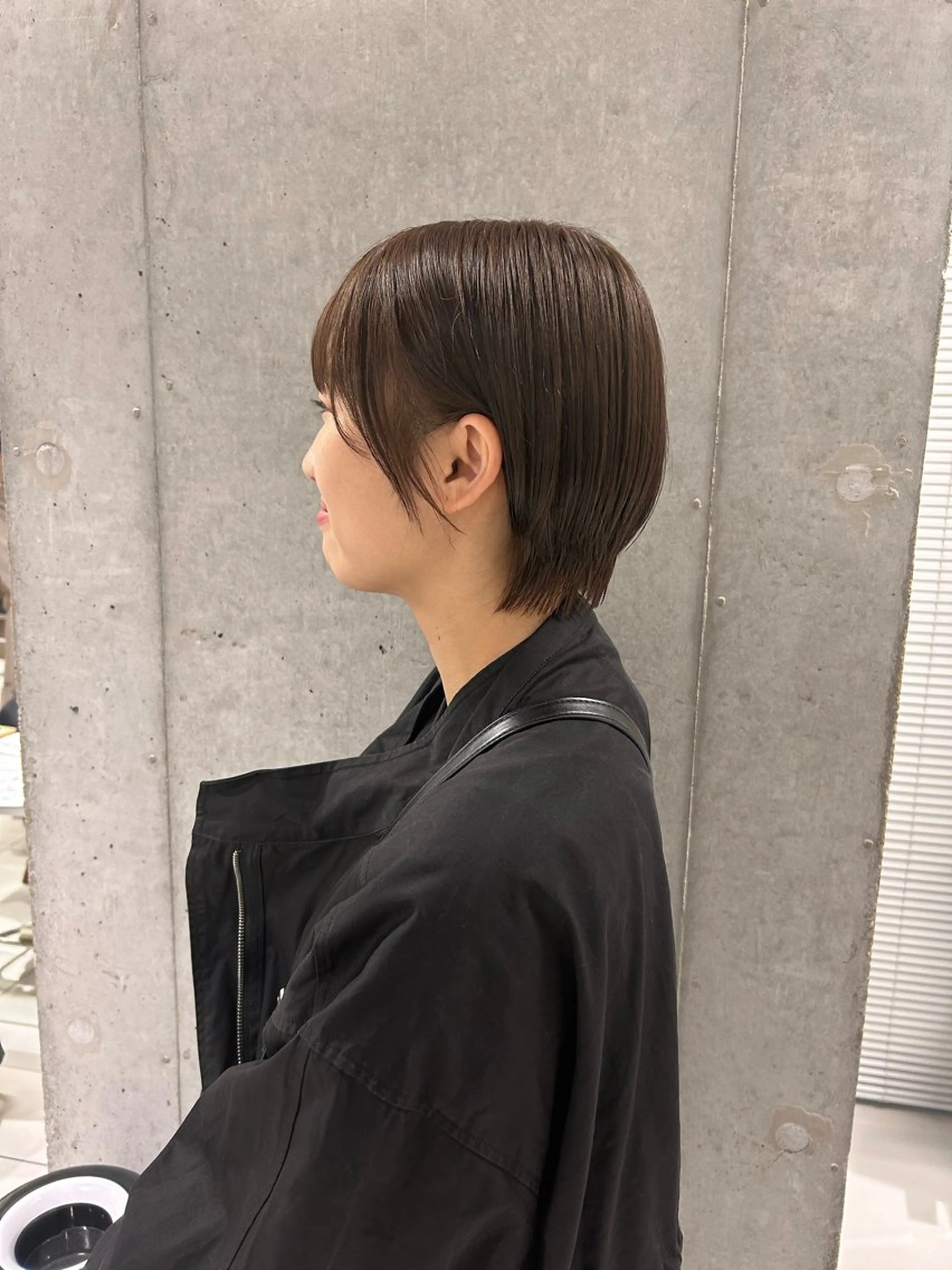 ショート カラー ベージュカラー カット ヘアカラー トリートメント shizuna/天神 /メンズ/ボブのヘアスタイル