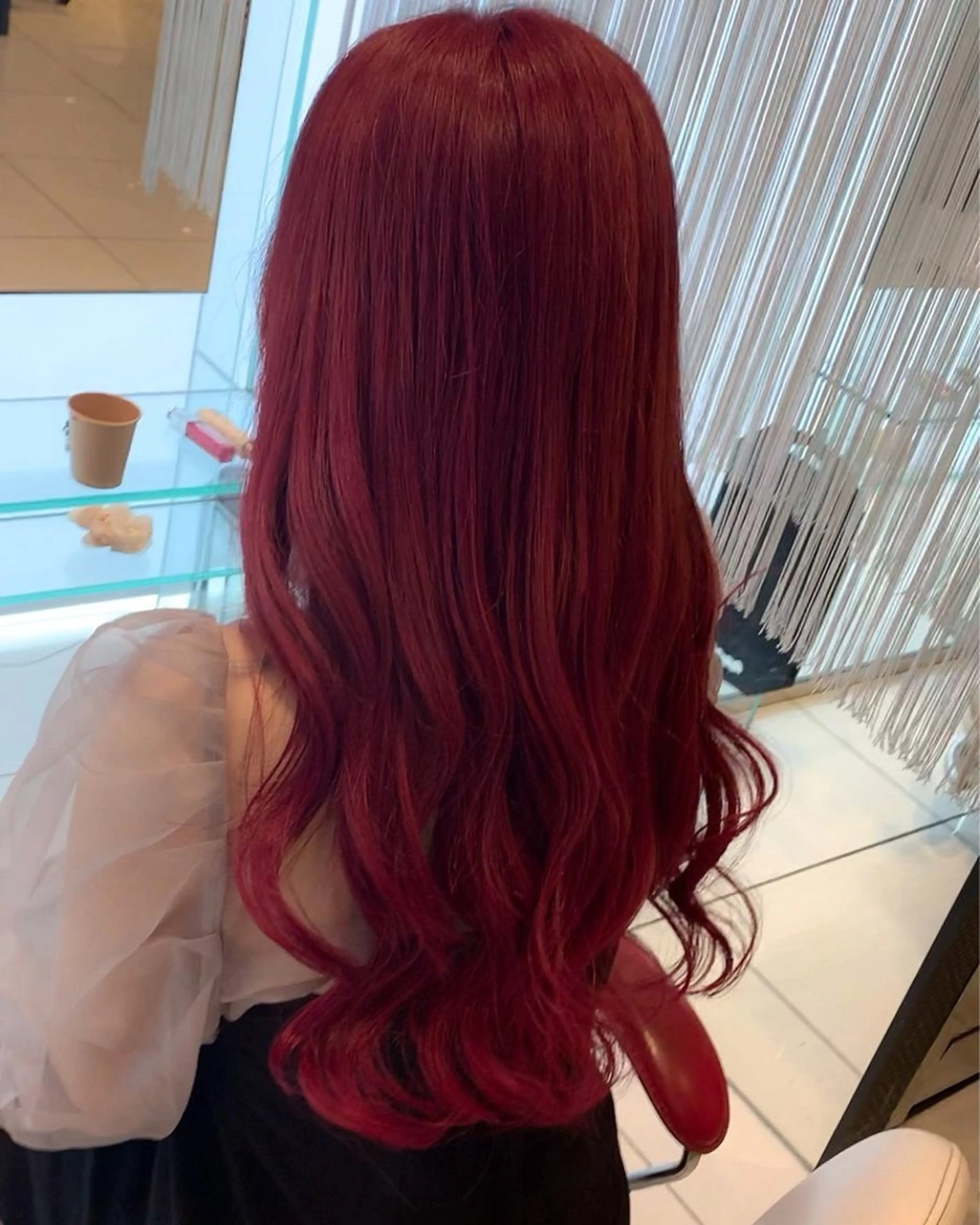 ロング カラー カット ヘアカラー トリートメント 松山 大輝のヘアスタイル