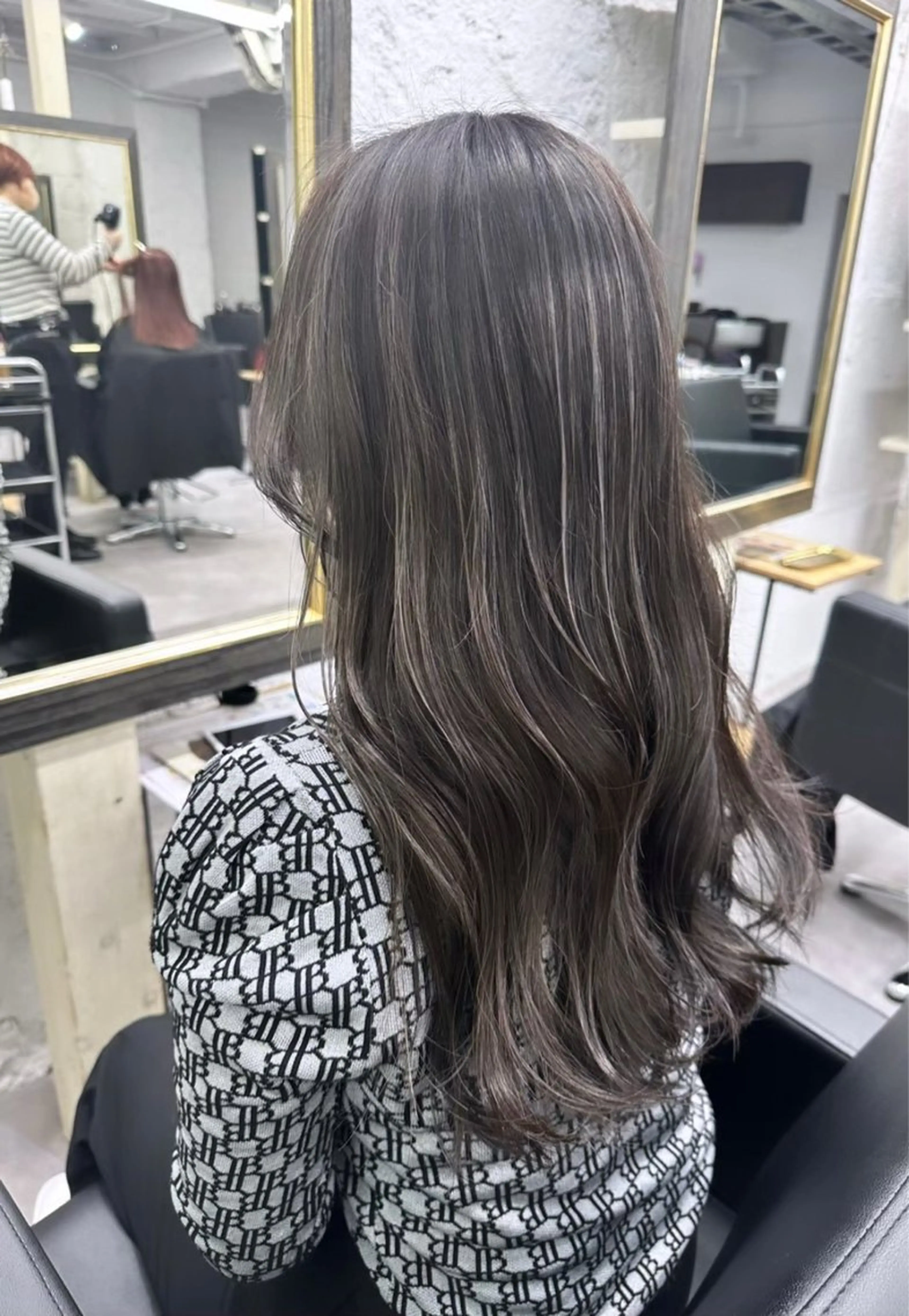 ロング カラー ハイトーン/ダブル カラー/akihoのヘアスタイル