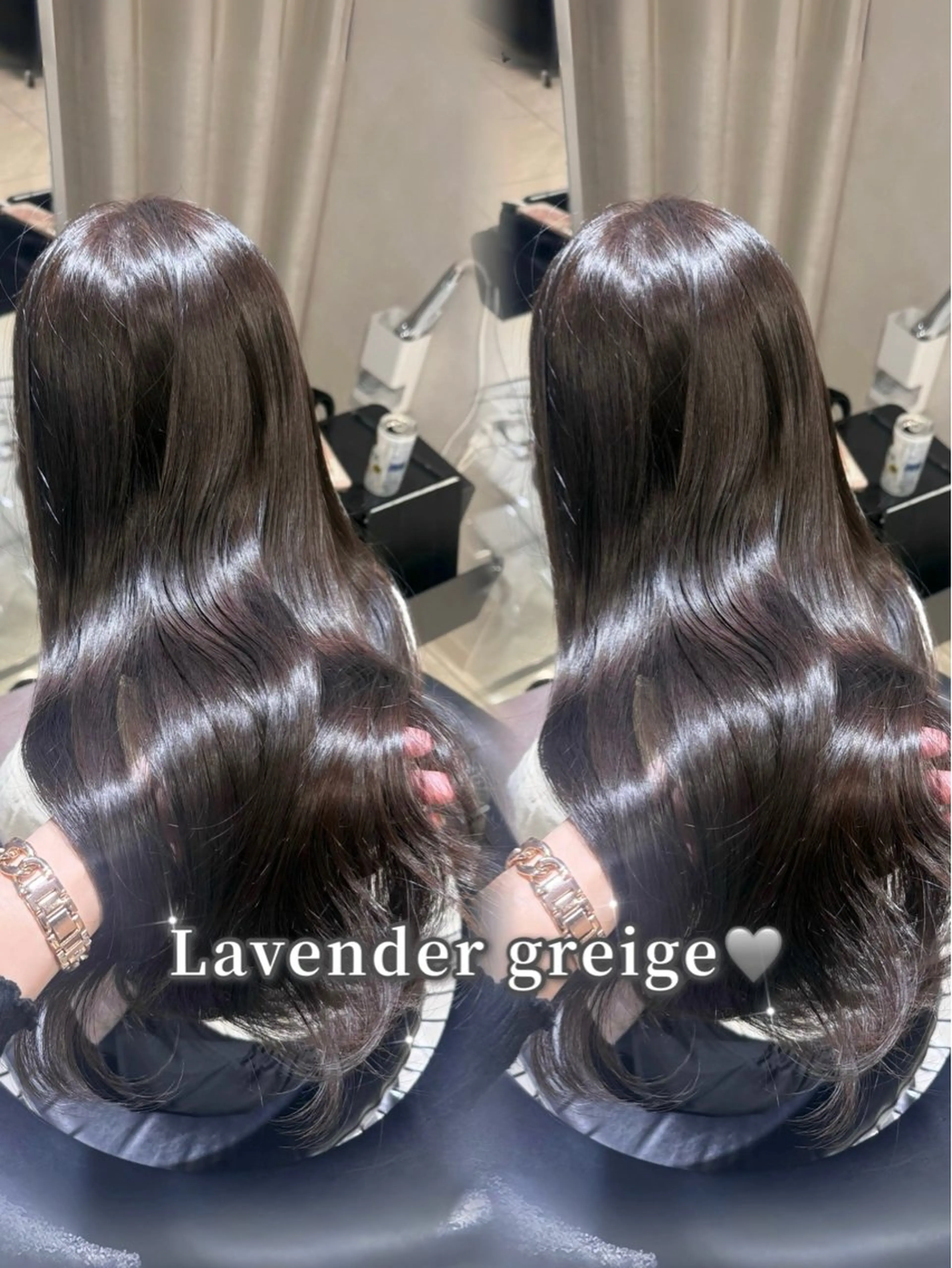 ロング カラー カット ヘアカラー トリートメント 韓国ヘア×艶髪🎀 池袋/Rina🩶のヘアスタイル