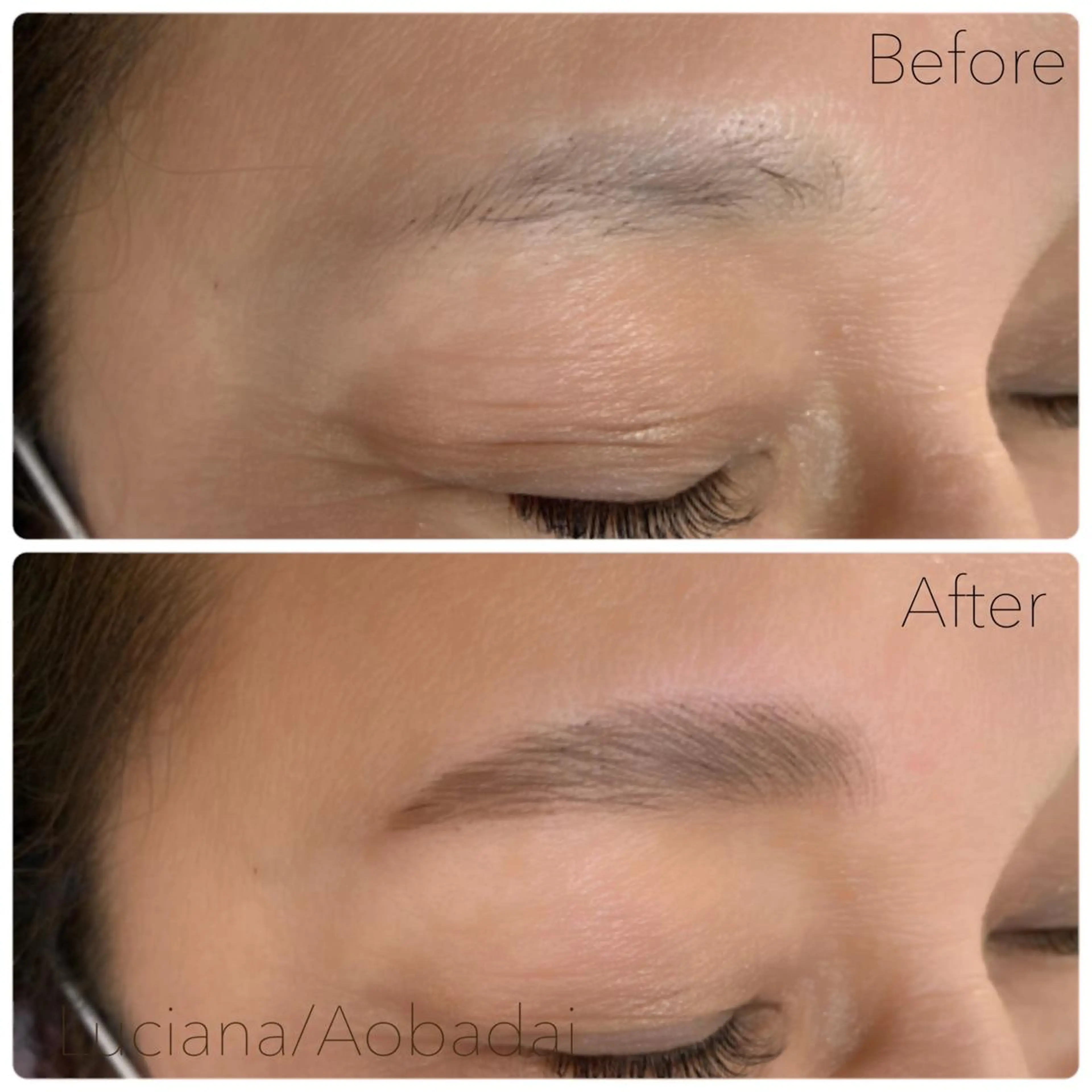 アイブロウ ルチアーナ所属・白石 優茉のマツエク・マツパデザイン