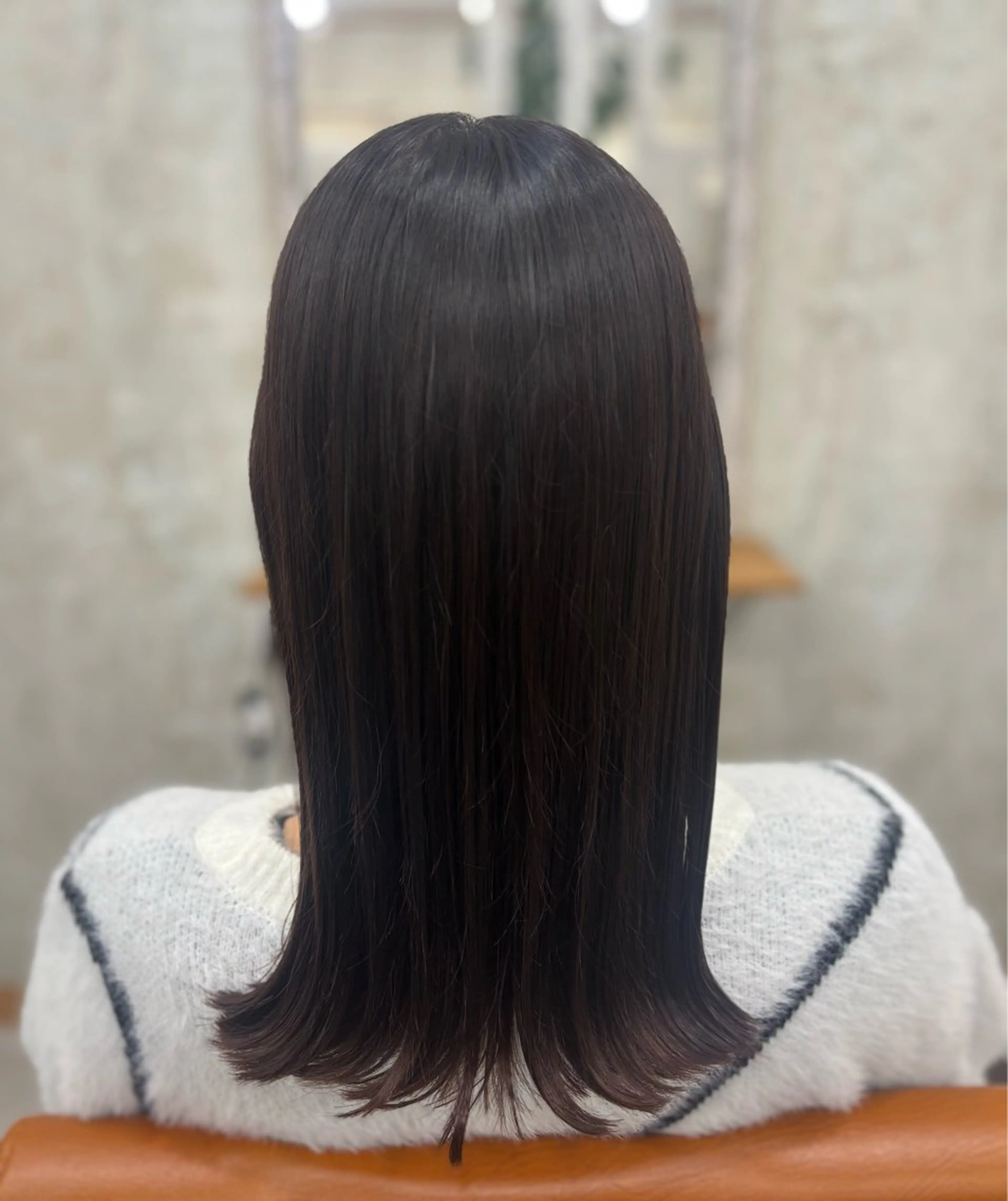 ミディアム カラー ブラウンカラー iru【イル】所属・Misaki ミサキのヘアスタイル