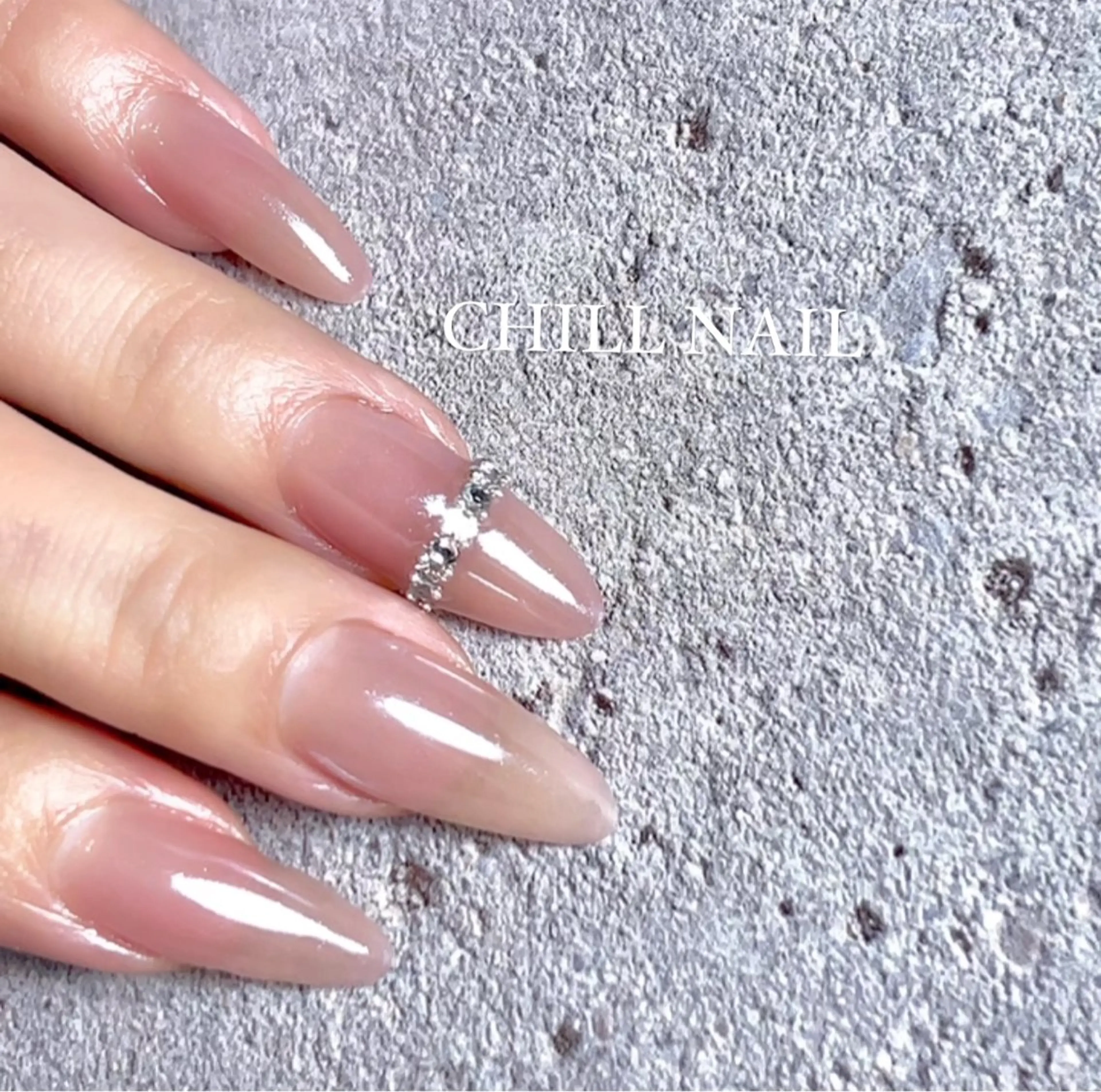 ネイル ミラーネイル ワンカラーネイル CHILL NAILのネイルデザイン