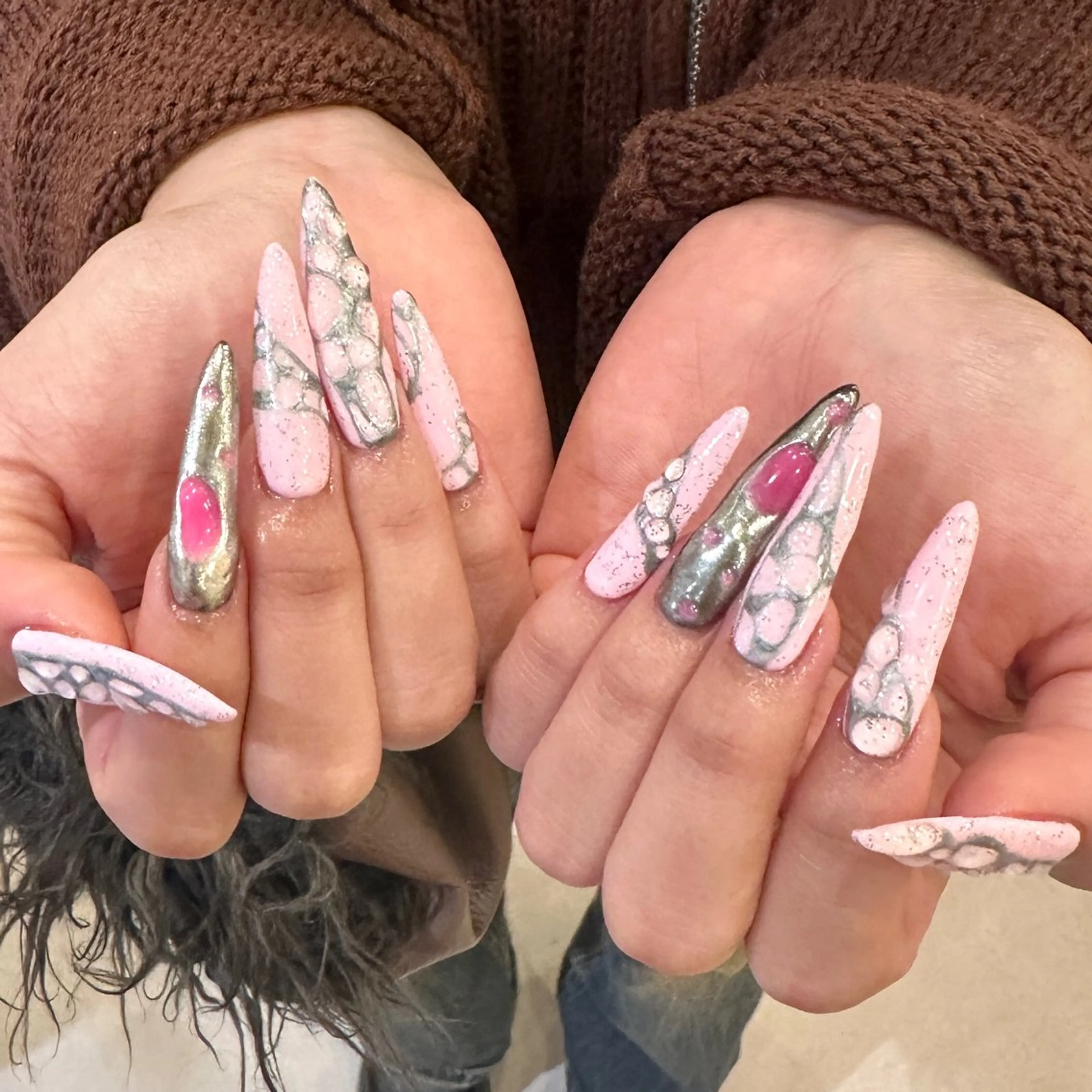 ネイル ハンドネイル 👽個性派ネイル🎀 komachiのネイルデザイン